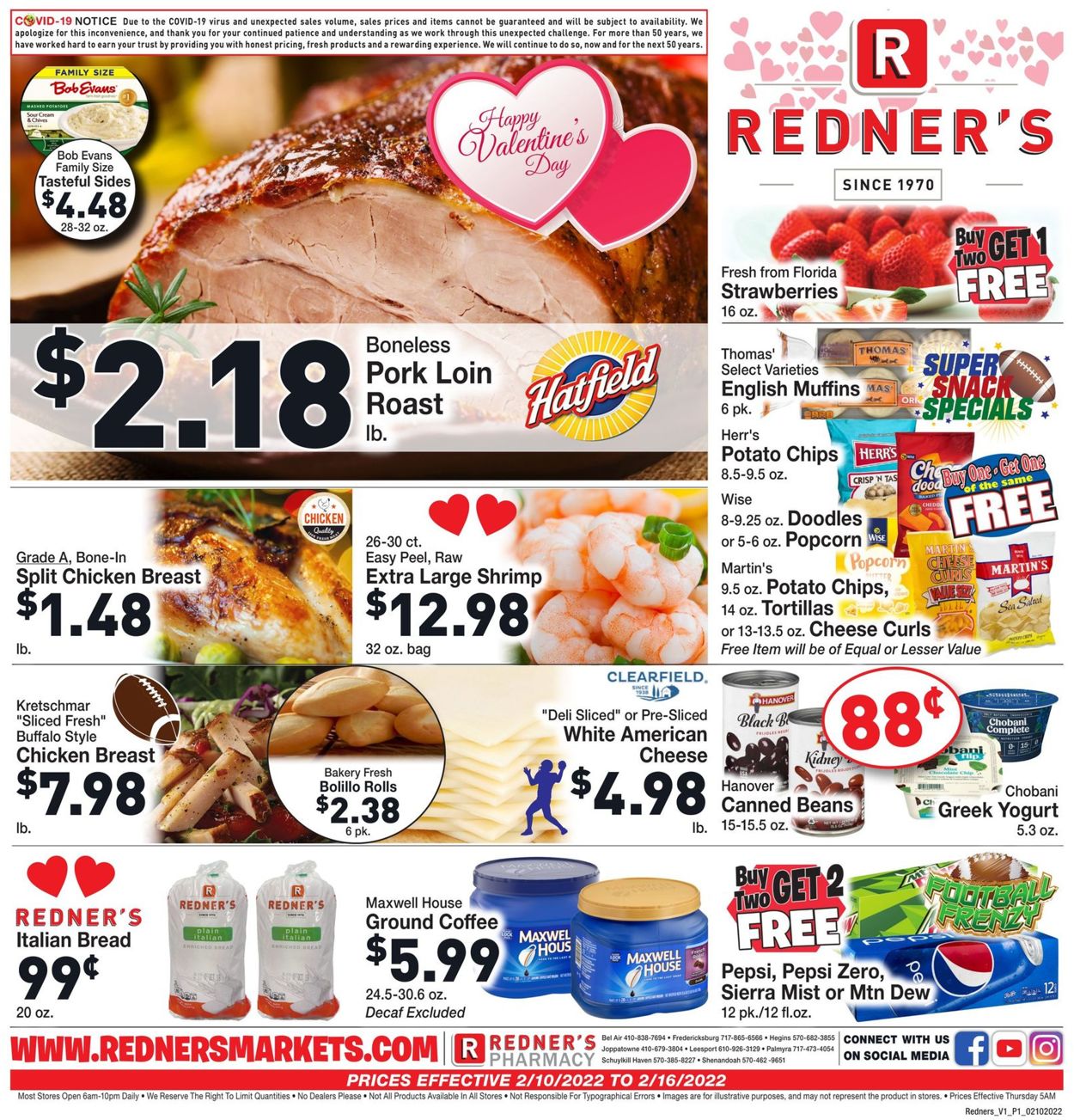 Catalogue Redner’s Warehouse Market from 02/10/2022