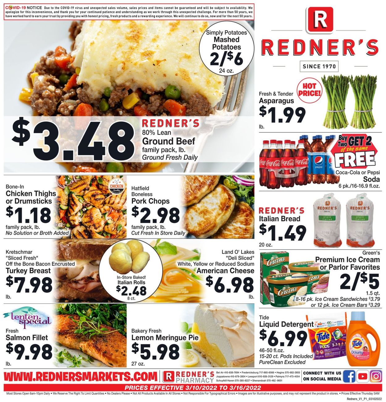Catalogue Redner’s Warehouse Market from 03/10/2022