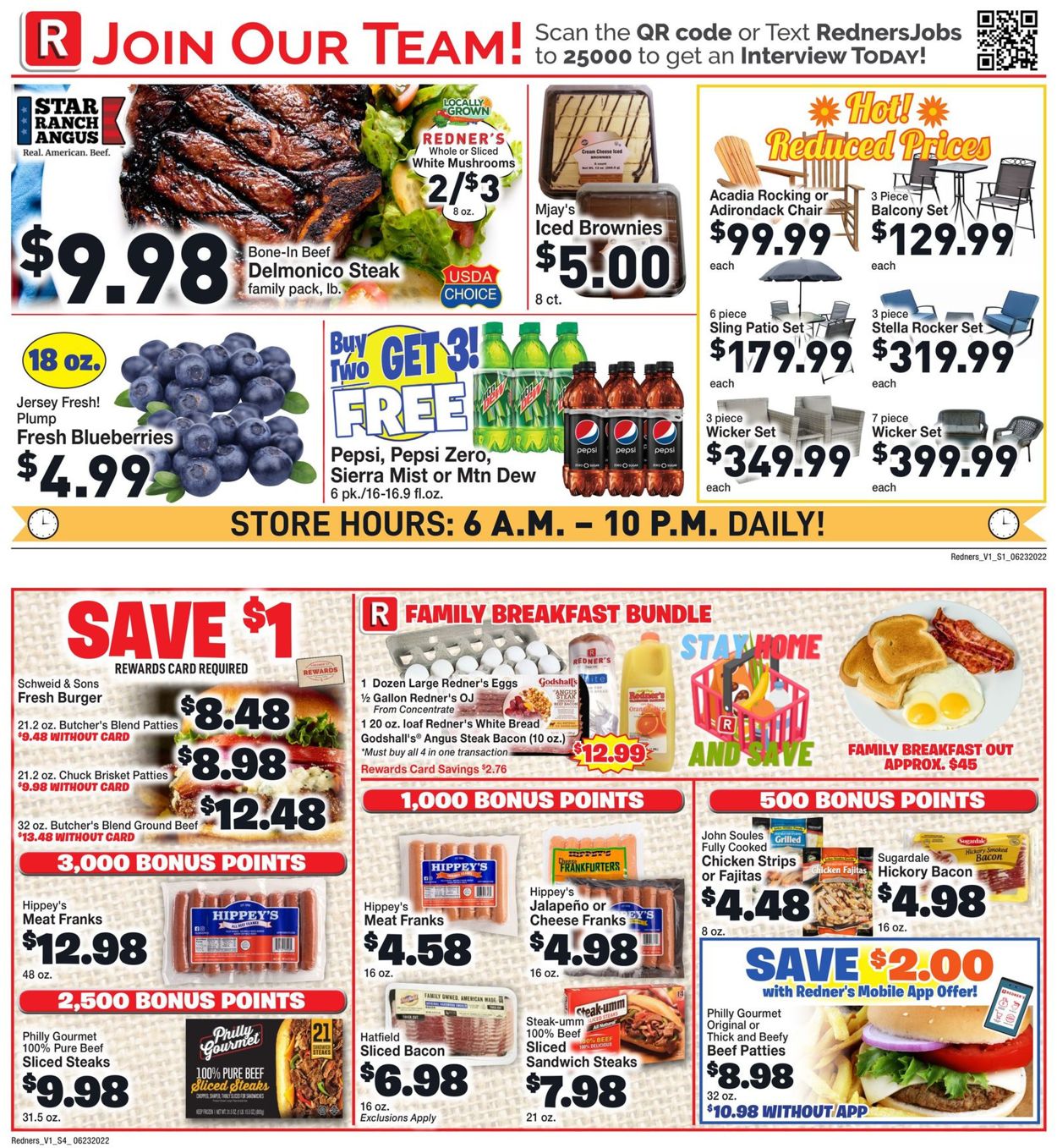 Catalogue Redner’s Warehouse Market from 06/23/2022