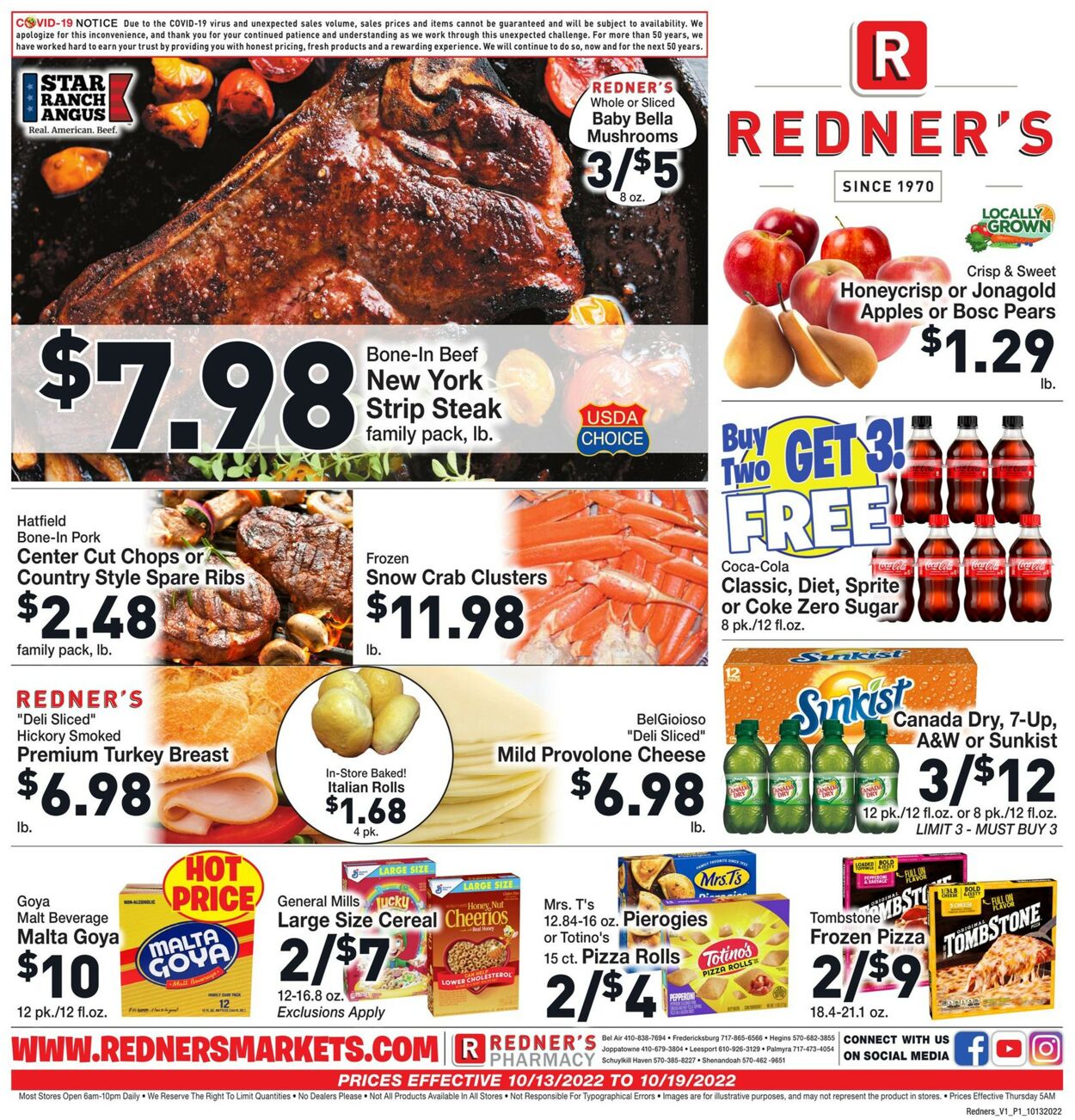 Catalogue Redner’s Warehouse Market from 10/13/2022