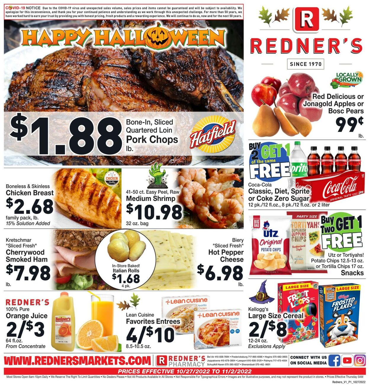 Catalogue Redner’s Warehouse Market from 10/27/2022