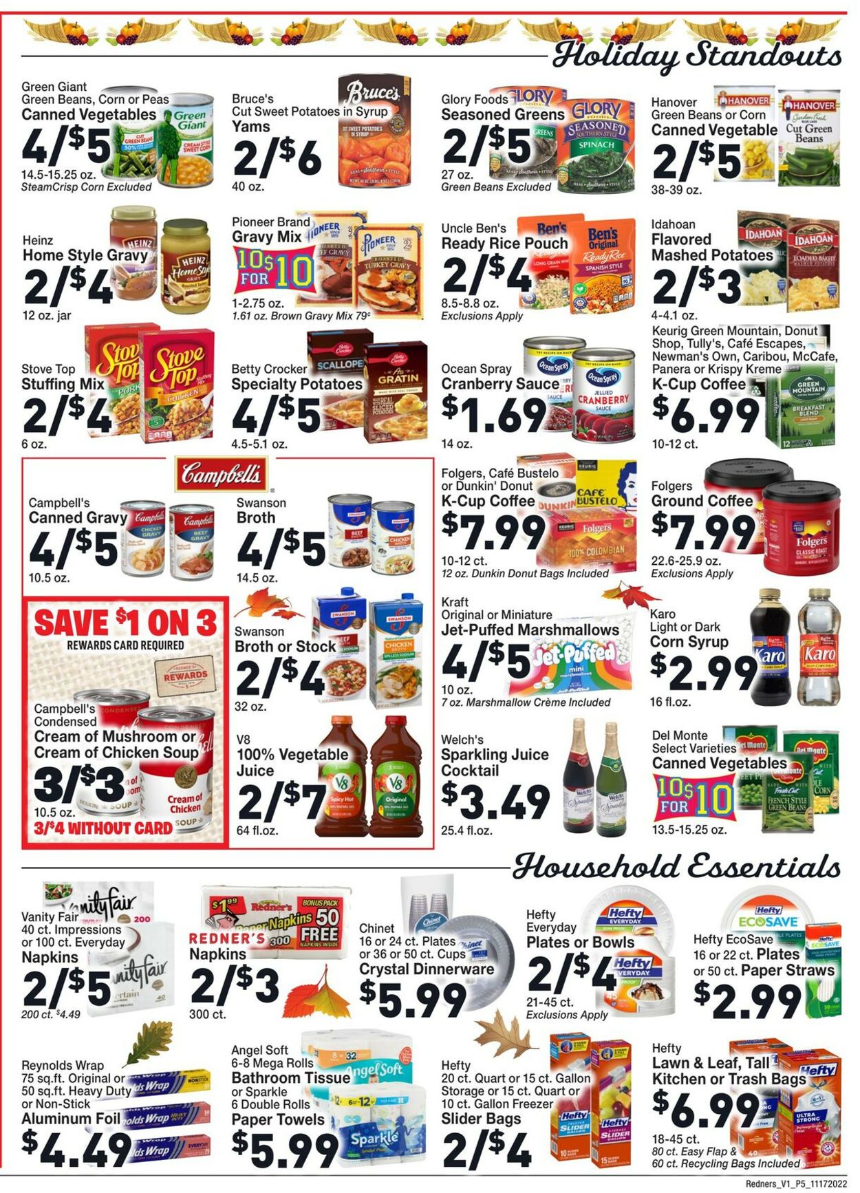 Catalogue Redner’s Warehouse Market from 11/17/2022