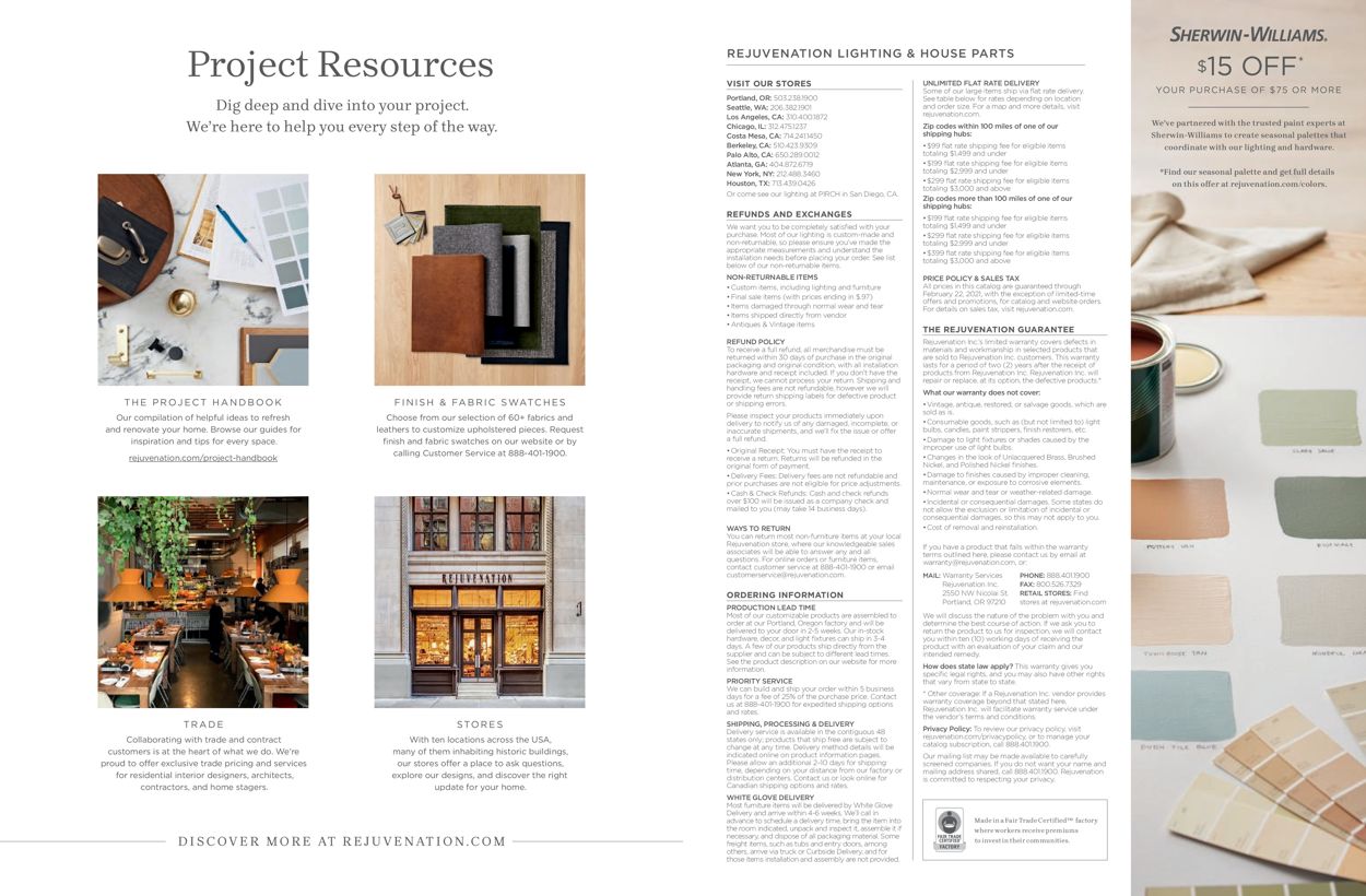 Catalogue Rejuvenation The Project Handbook 2021 from 01/21/2021