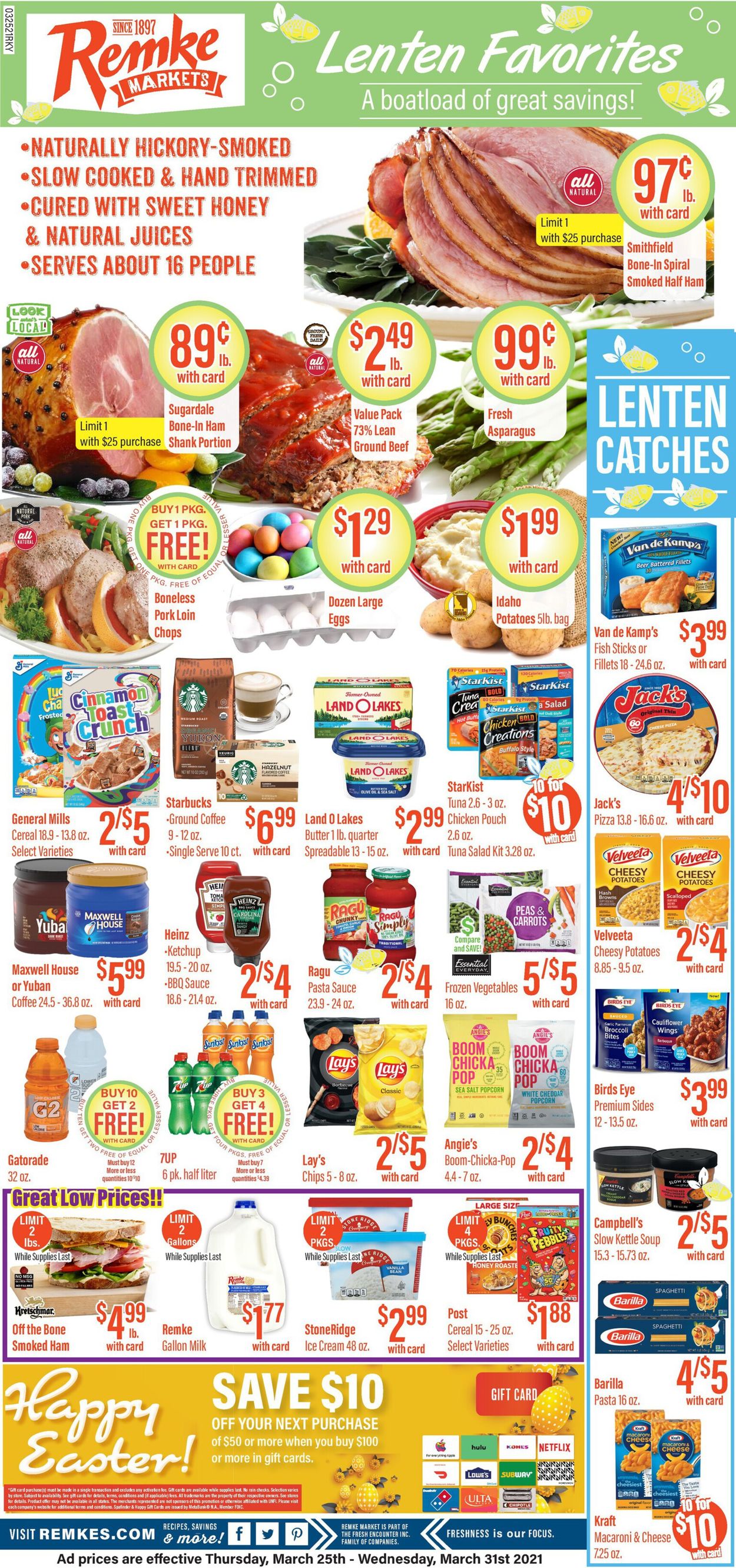 Catalogue Remke Markets - Easter 2021 from 03/25/2021