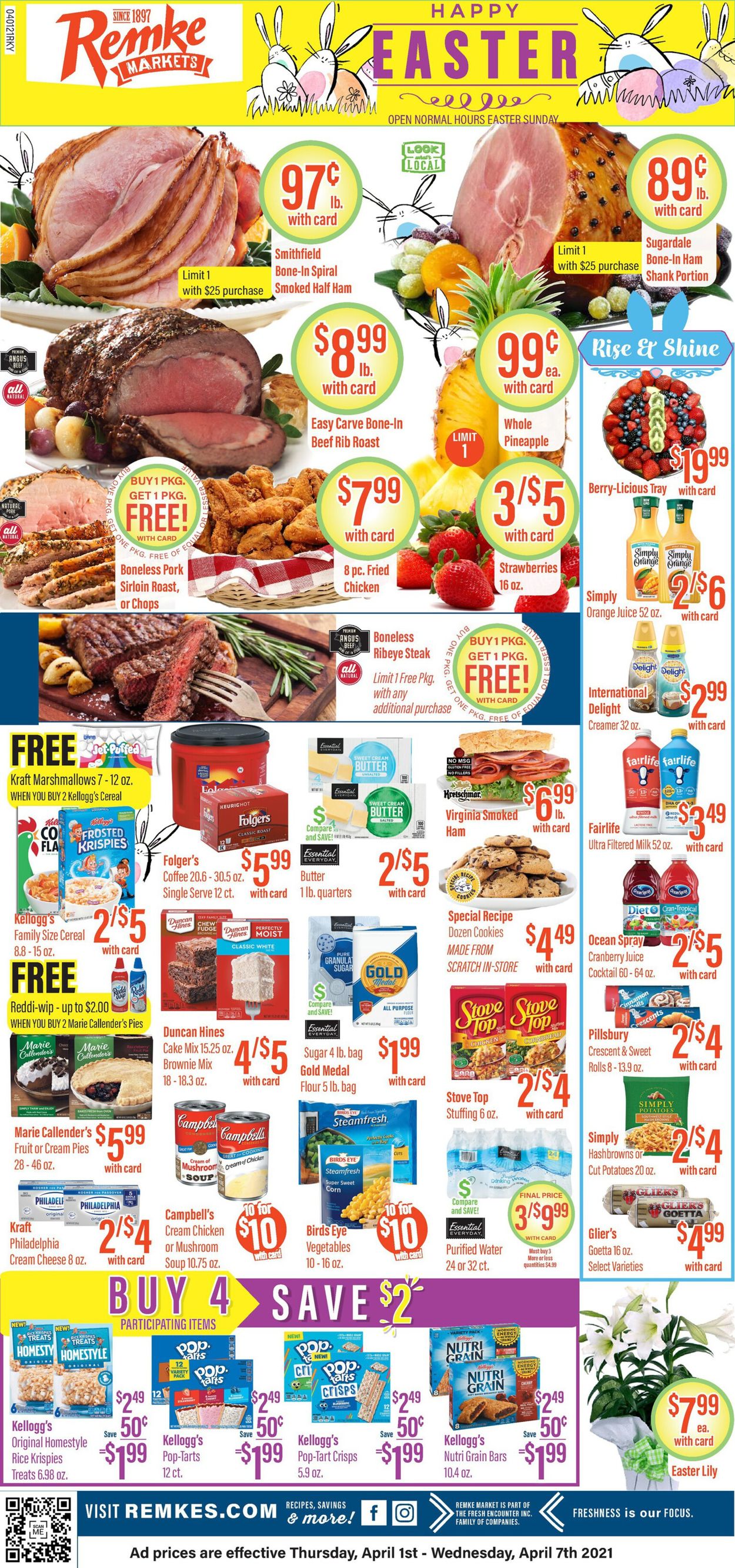 Catalogue Remke Markets - Easter 2021 from 04/01/2021