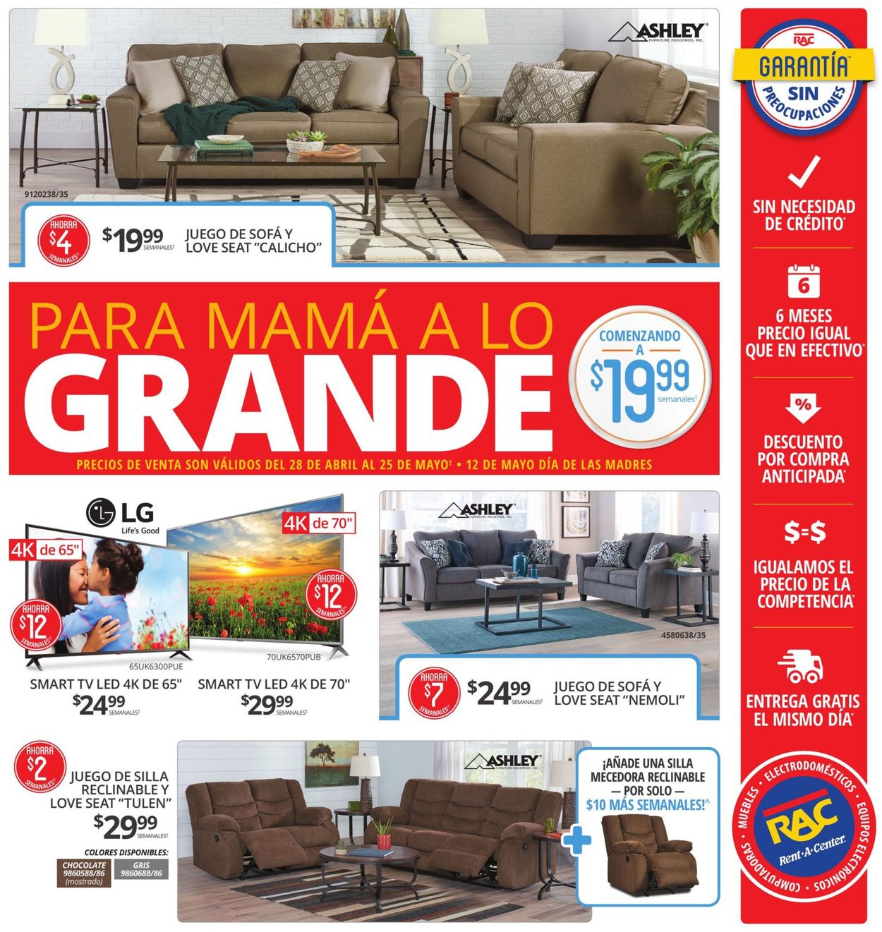 Catalogue Rent-A-Center from 04/28/2019