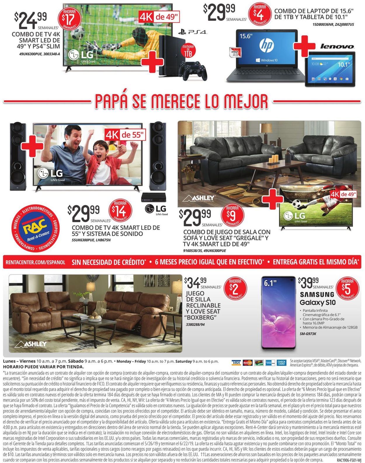 Catalogue Rent-A-Center from 05/26/2019