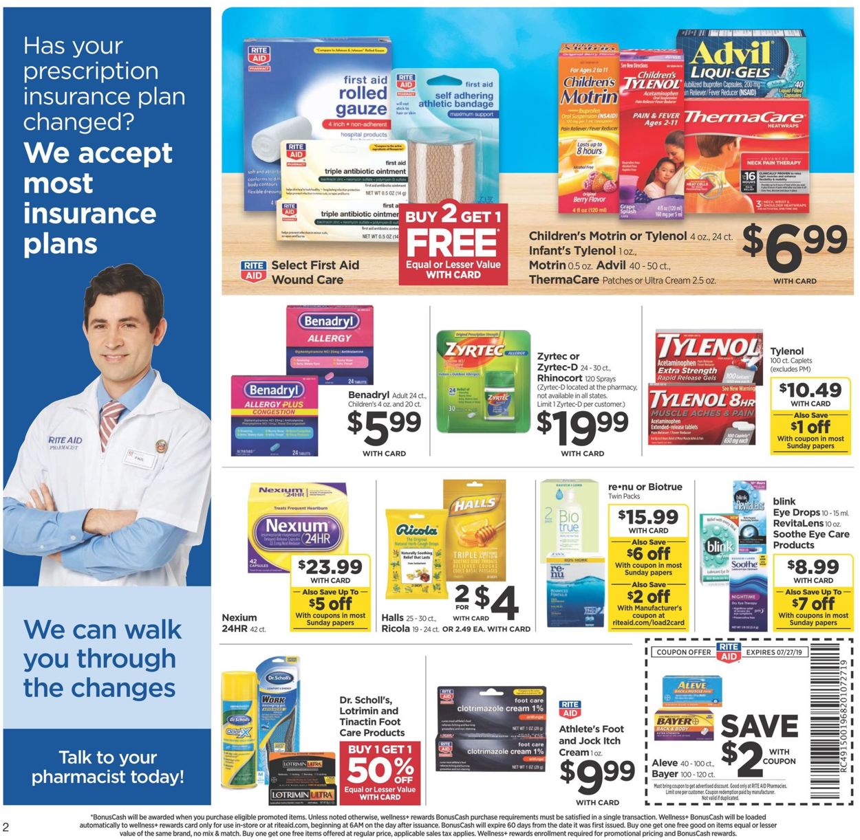 Catalogue Rite Aid from 07/21/2019