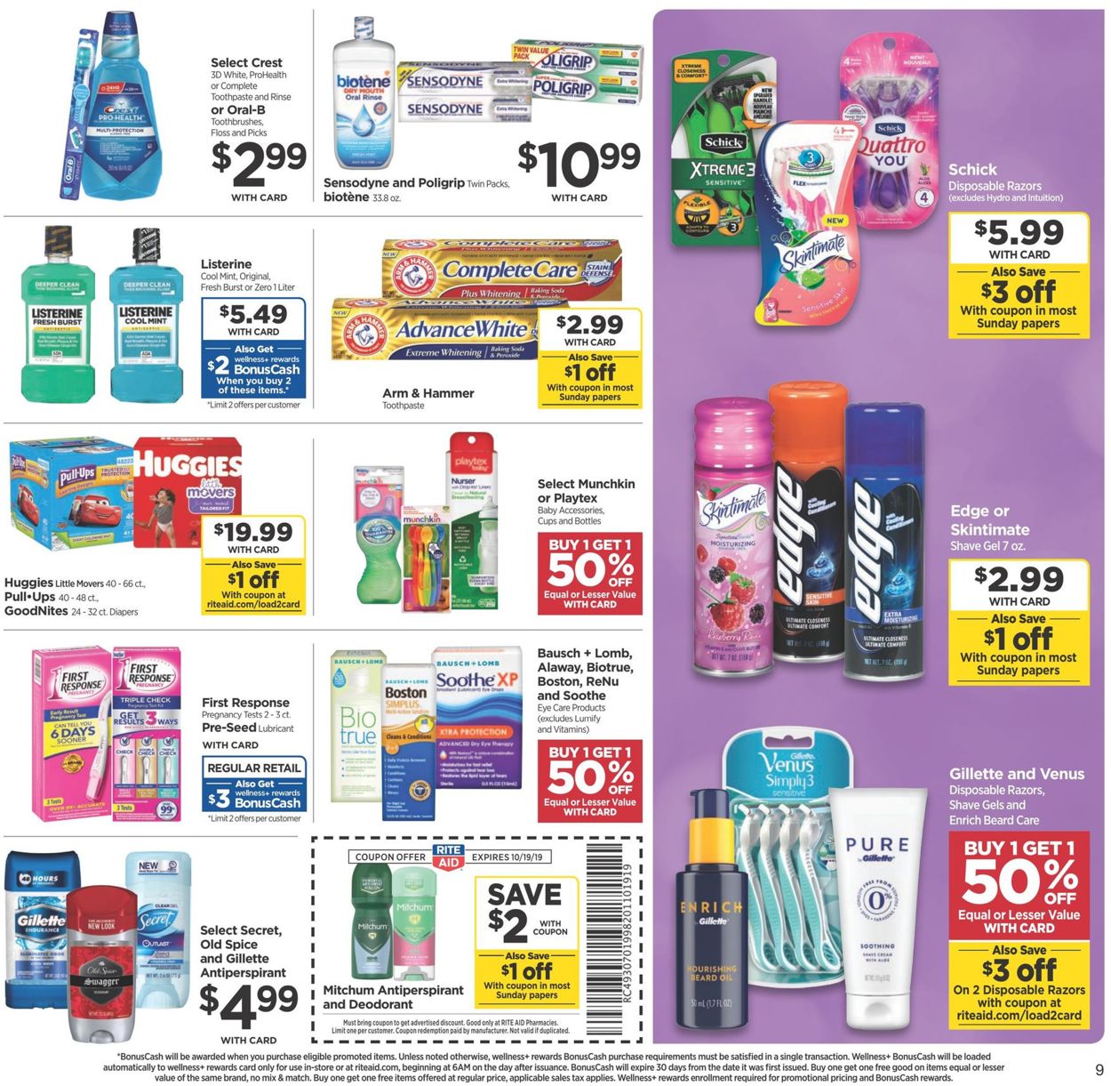 Catalogue Rite Aid from 10/13/2019