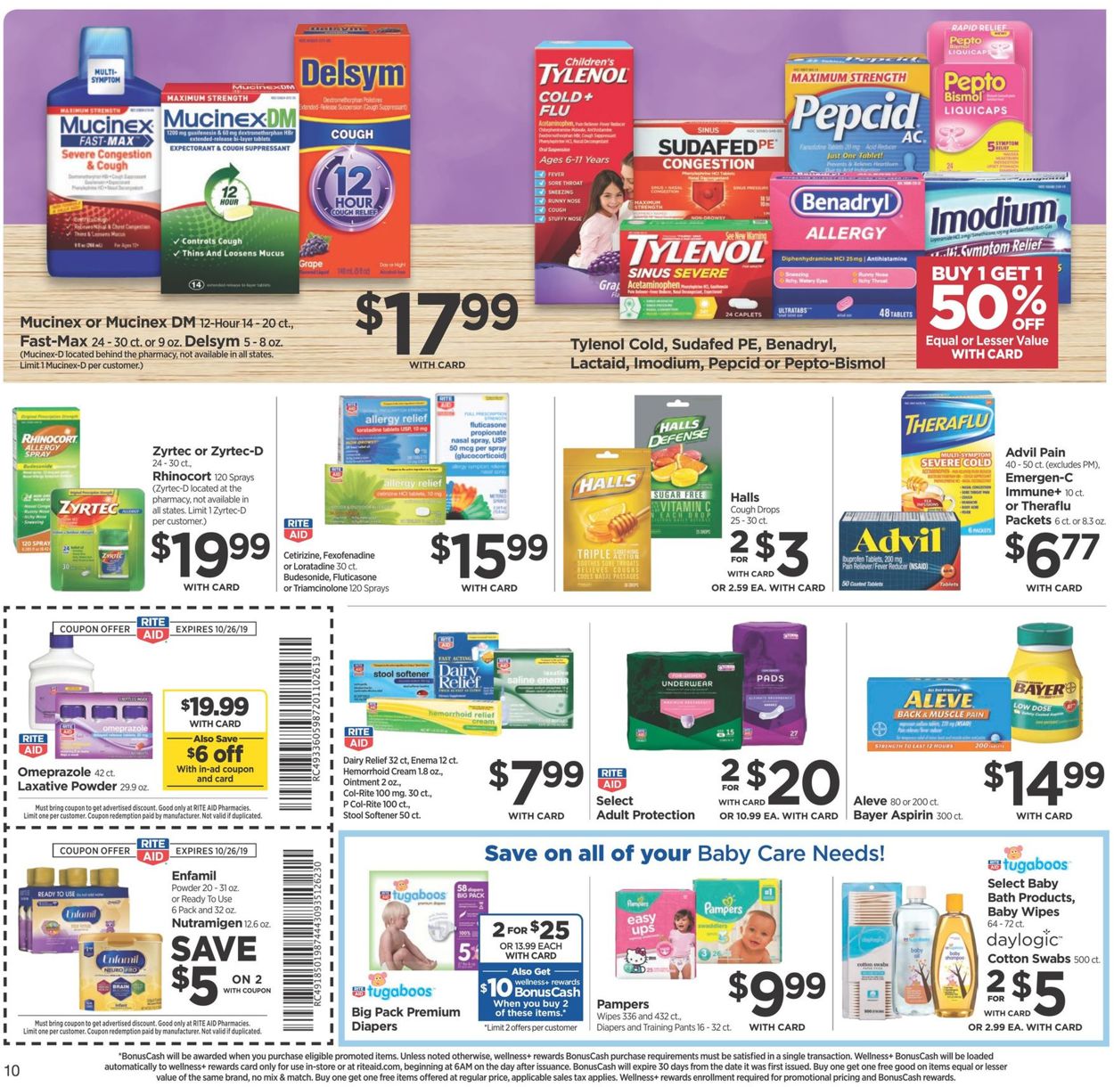 Catalogue Rite Aid from 10/20/2019