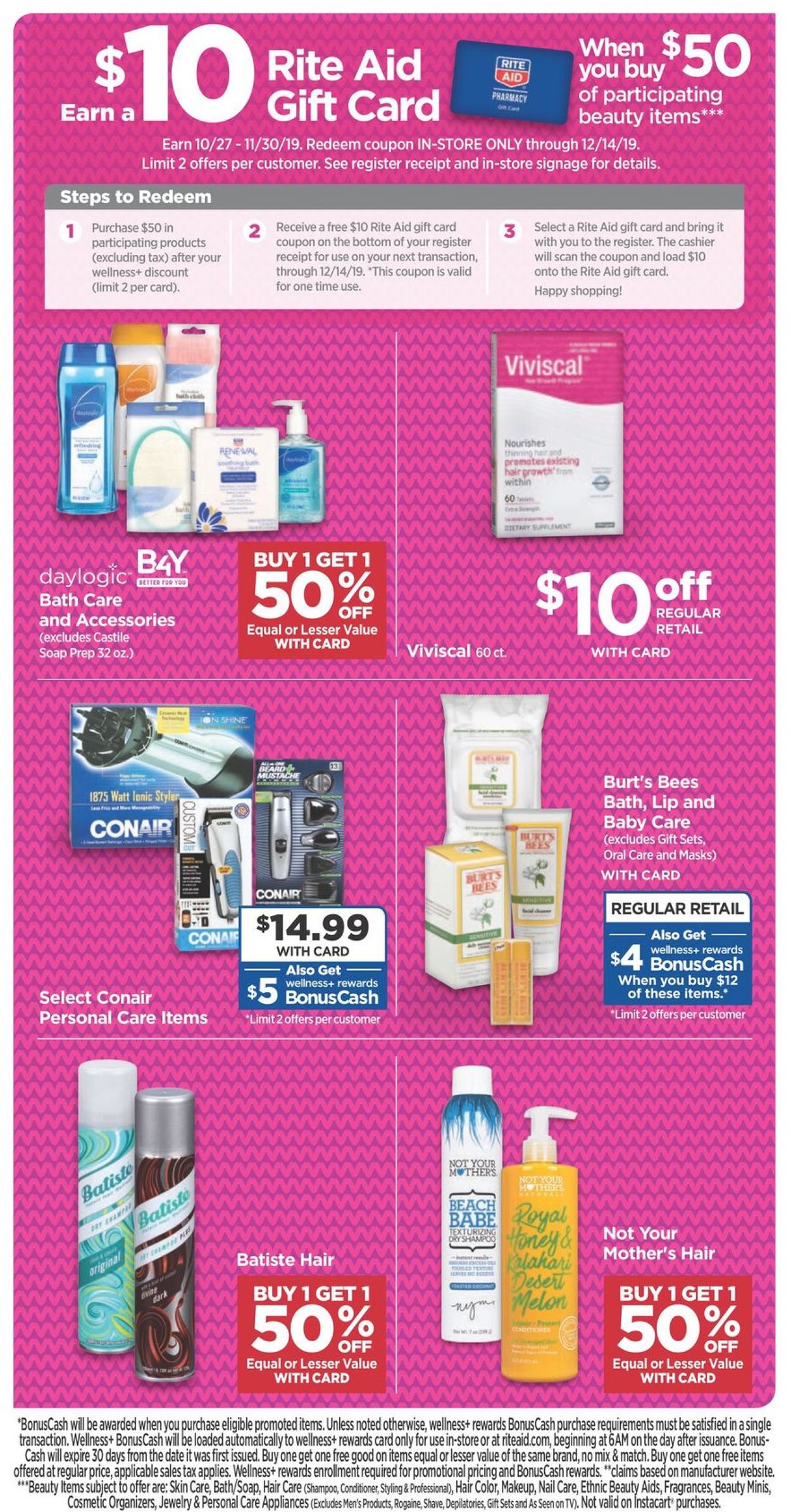 Catalogue Rite Aid from 11/24/2019