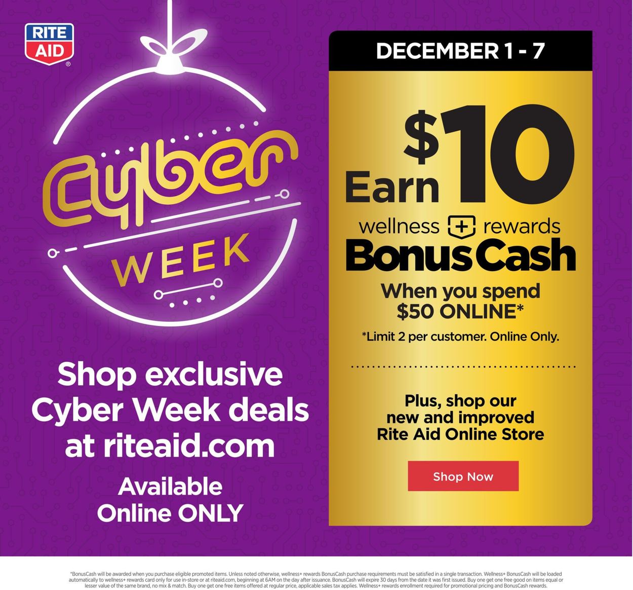 Catalogue Rite Aid - Cyber Week Ad 2019 from 11/28/2019