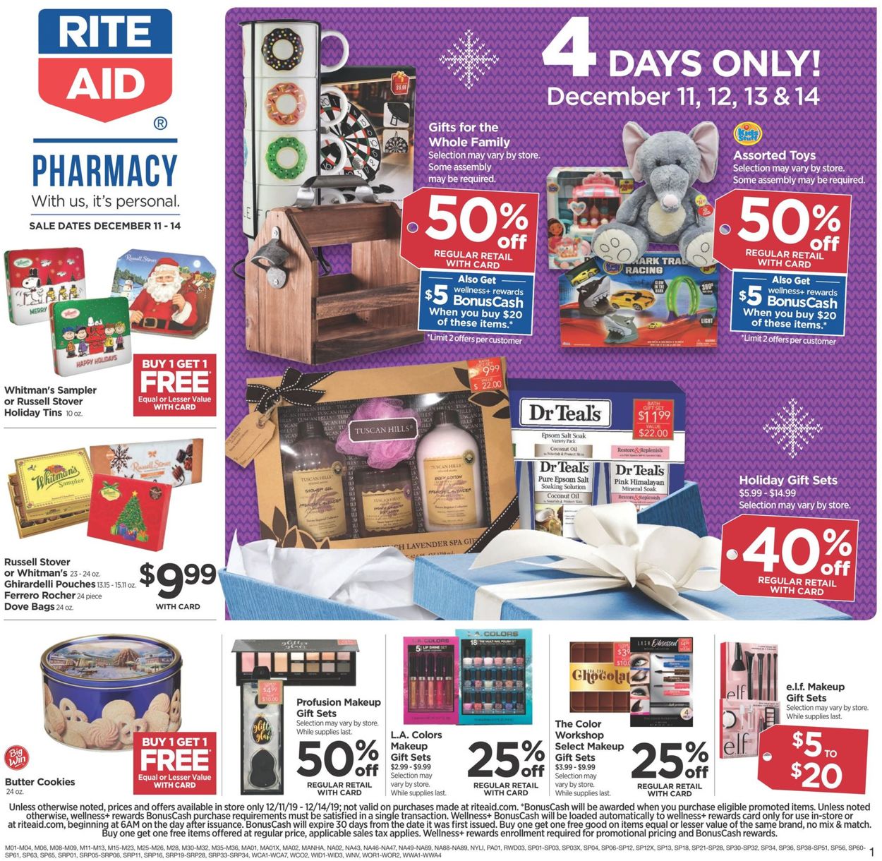 Rite Aid Current weekly ad 12/11 12/14/2019