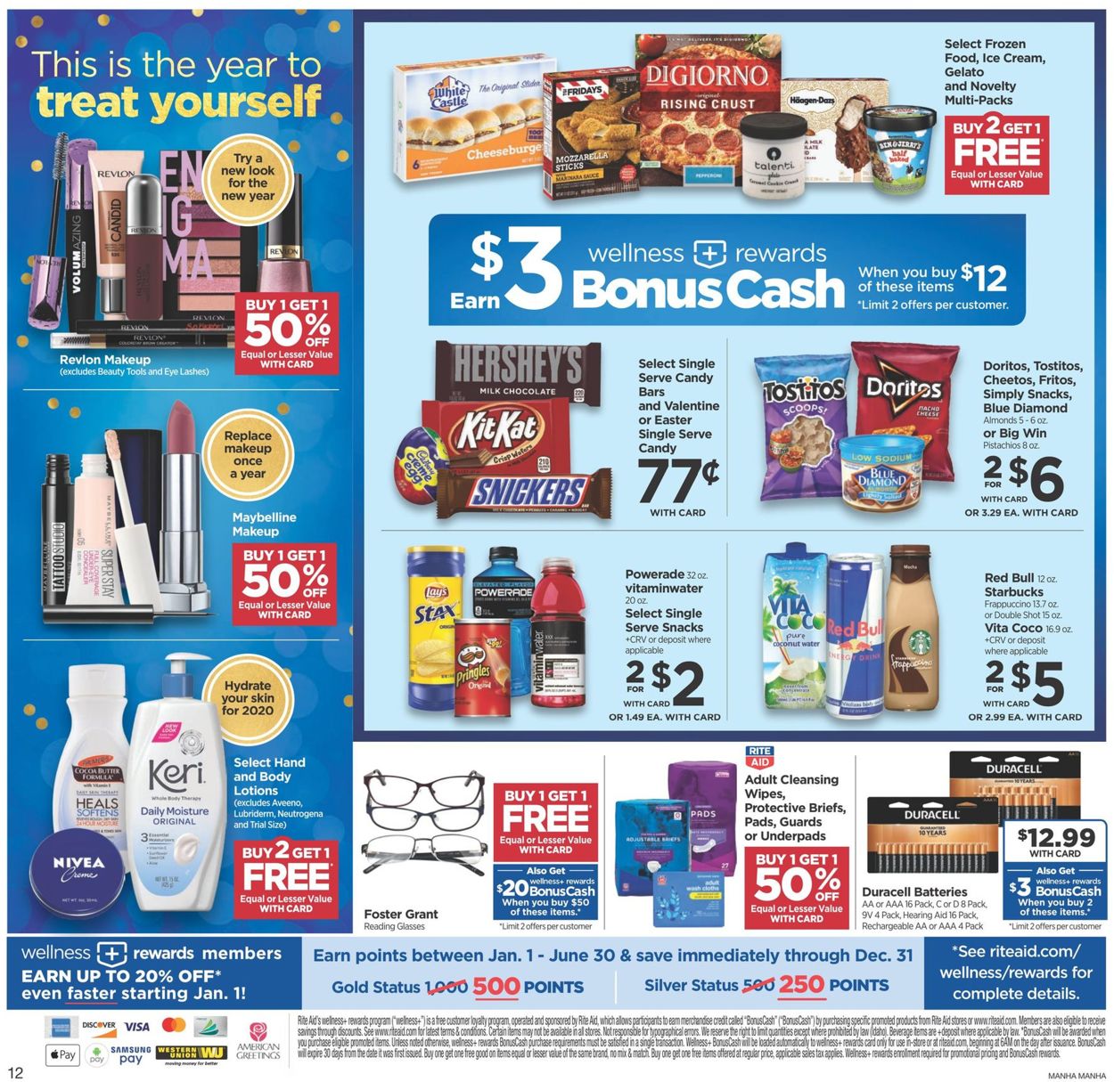 Catalogue Rite Aid - New Year's Ad 2019/2020 from 12/29/2019