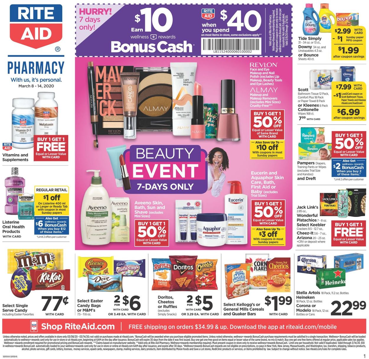 Catalogue Rite Aid from 03/08/2020