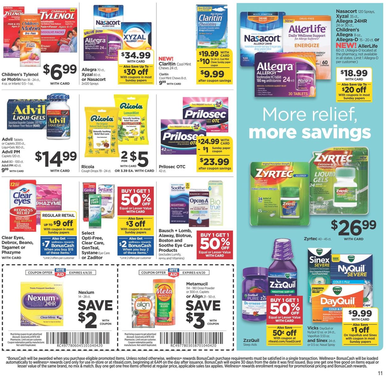 Catalogue Rite Aid from 03/29/2020