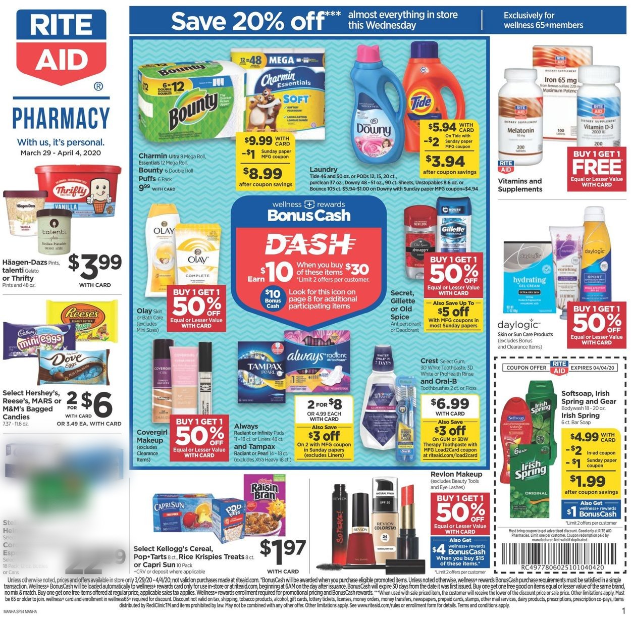 Catalogue Rite Aid from 03/29/2020