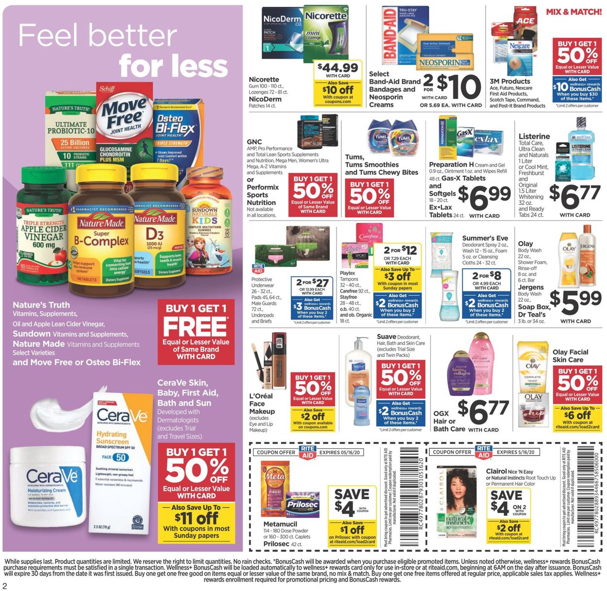 Catalogue Rite Aid from 05/10/2020