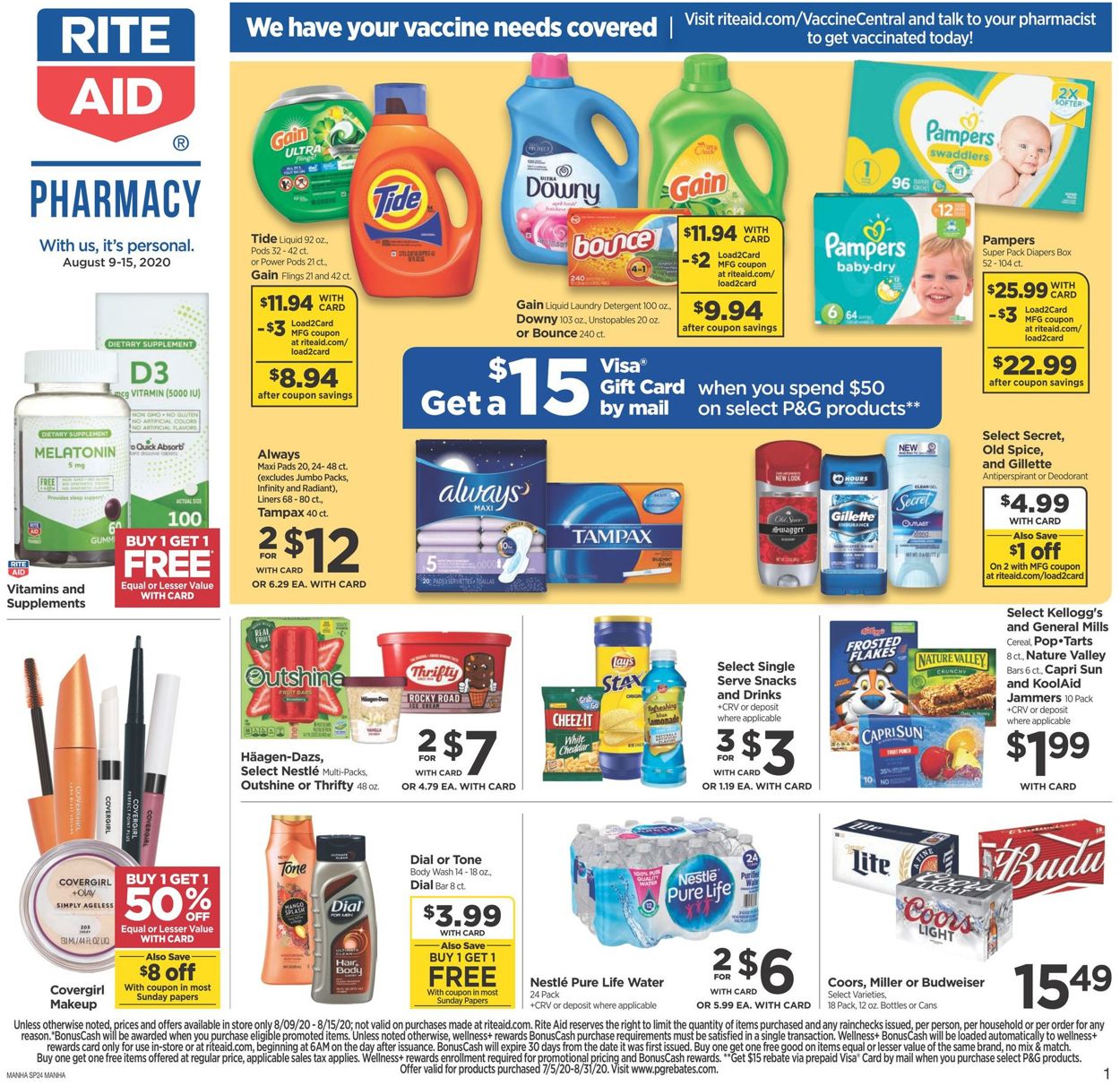 Catalogue Rite Aid from 08/09/2020