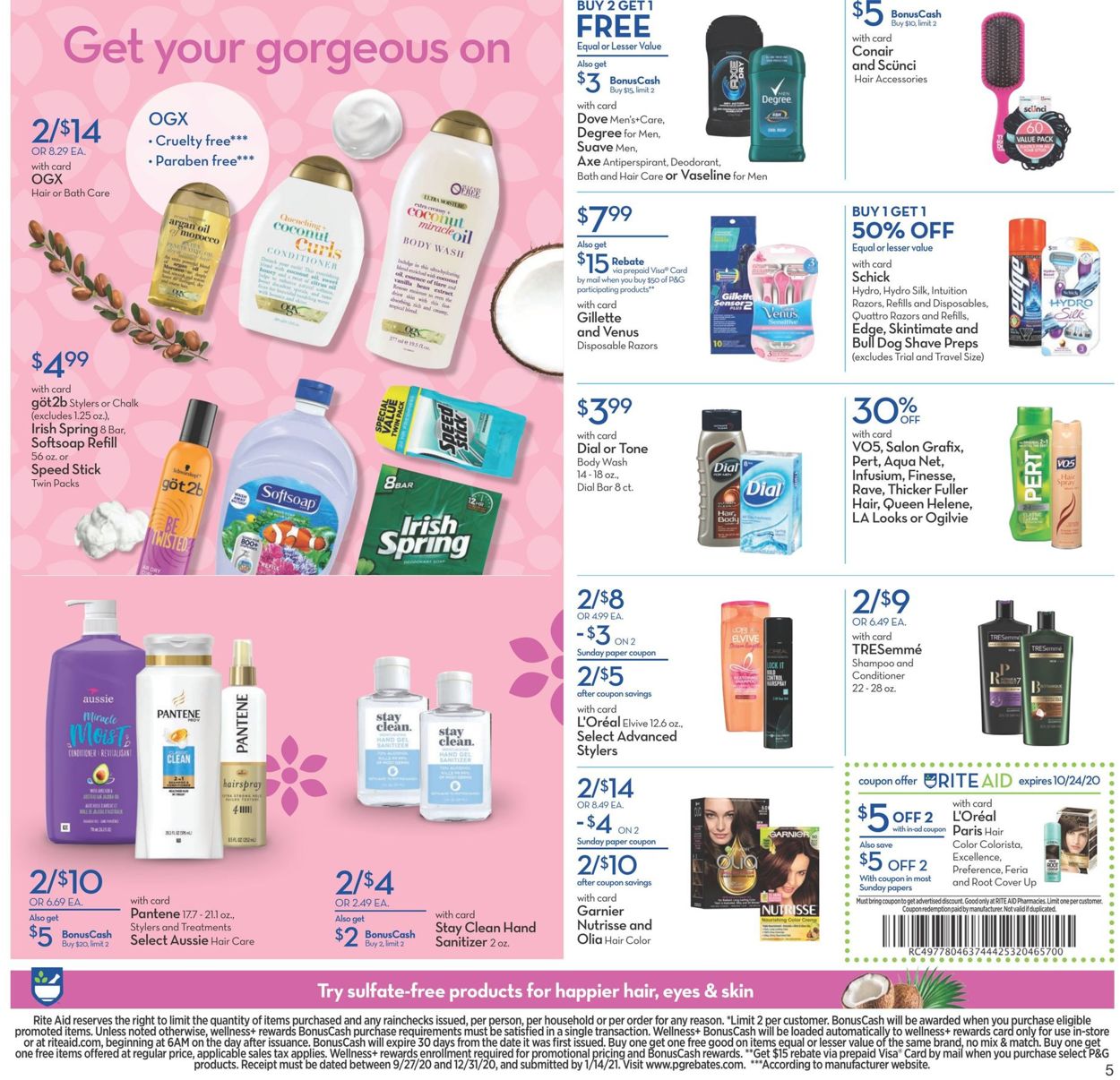 Catalogue Rite Aid from 10/18/2020