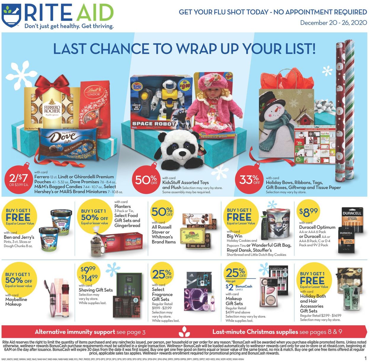 Catalogue Rite Aid from 12/20/2020