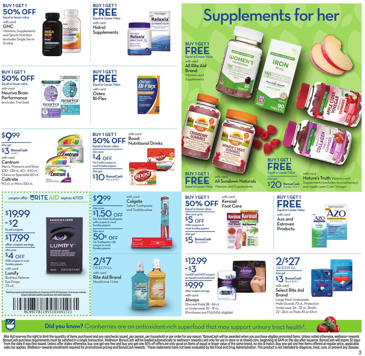 Catalogue Rite Aid from 04/11/2021