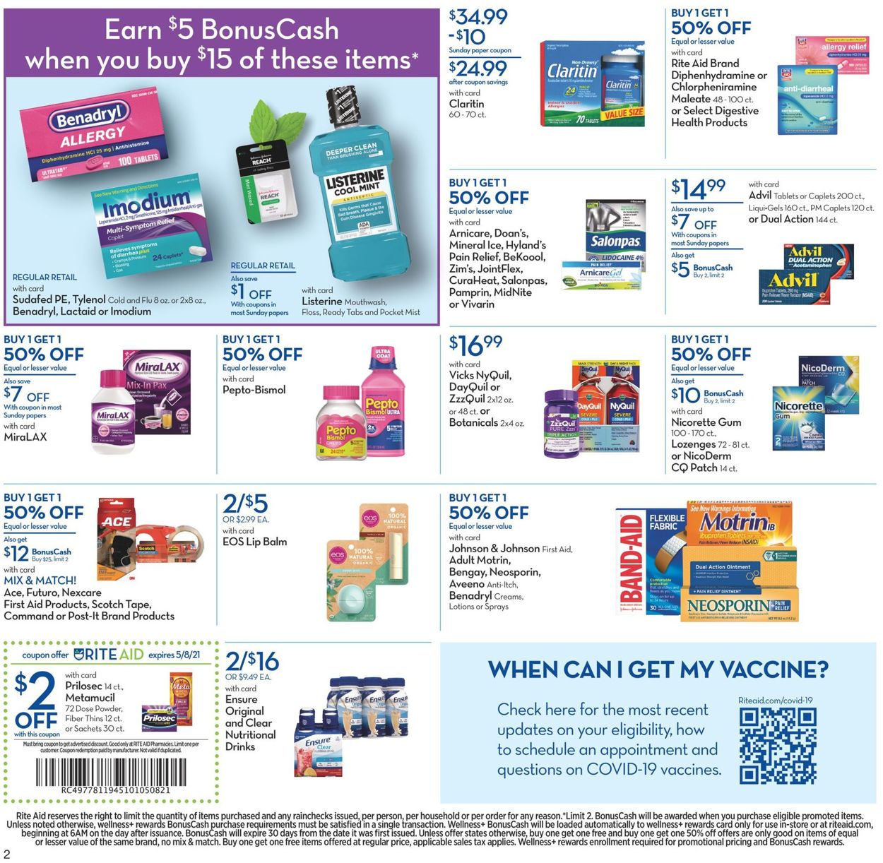 Catalogue Rite Aid from 05/02/2021