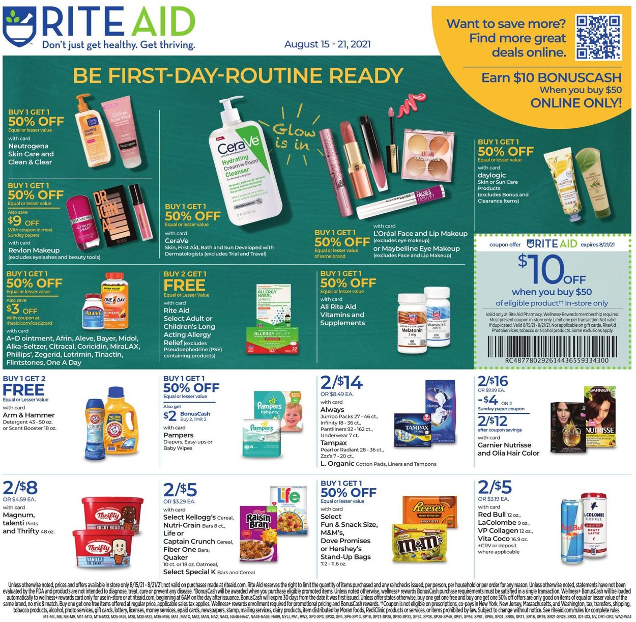 Catalogue Rite Aid from 08/15/2021