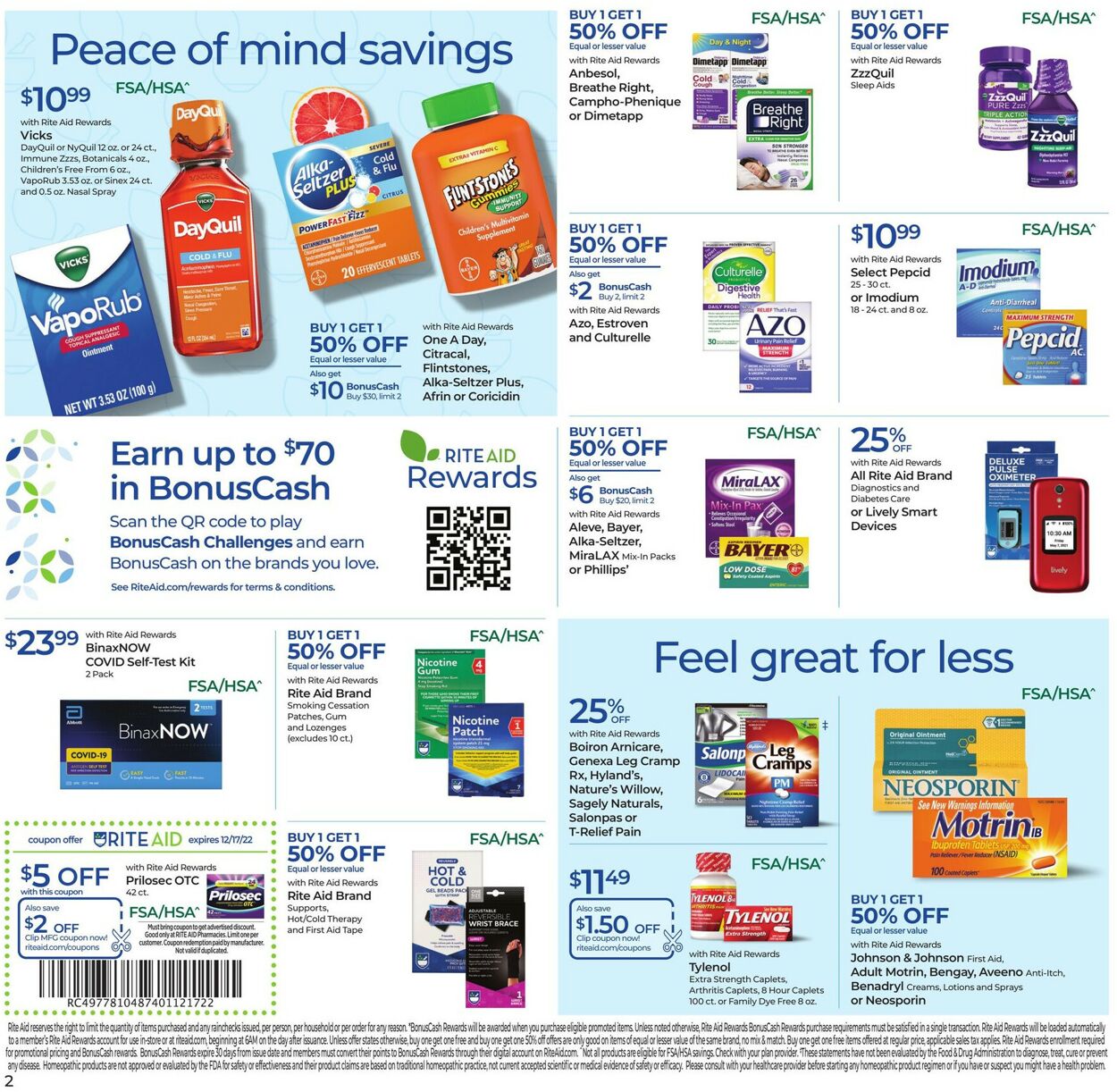Catalogue Rite Aid from 12/11/2022