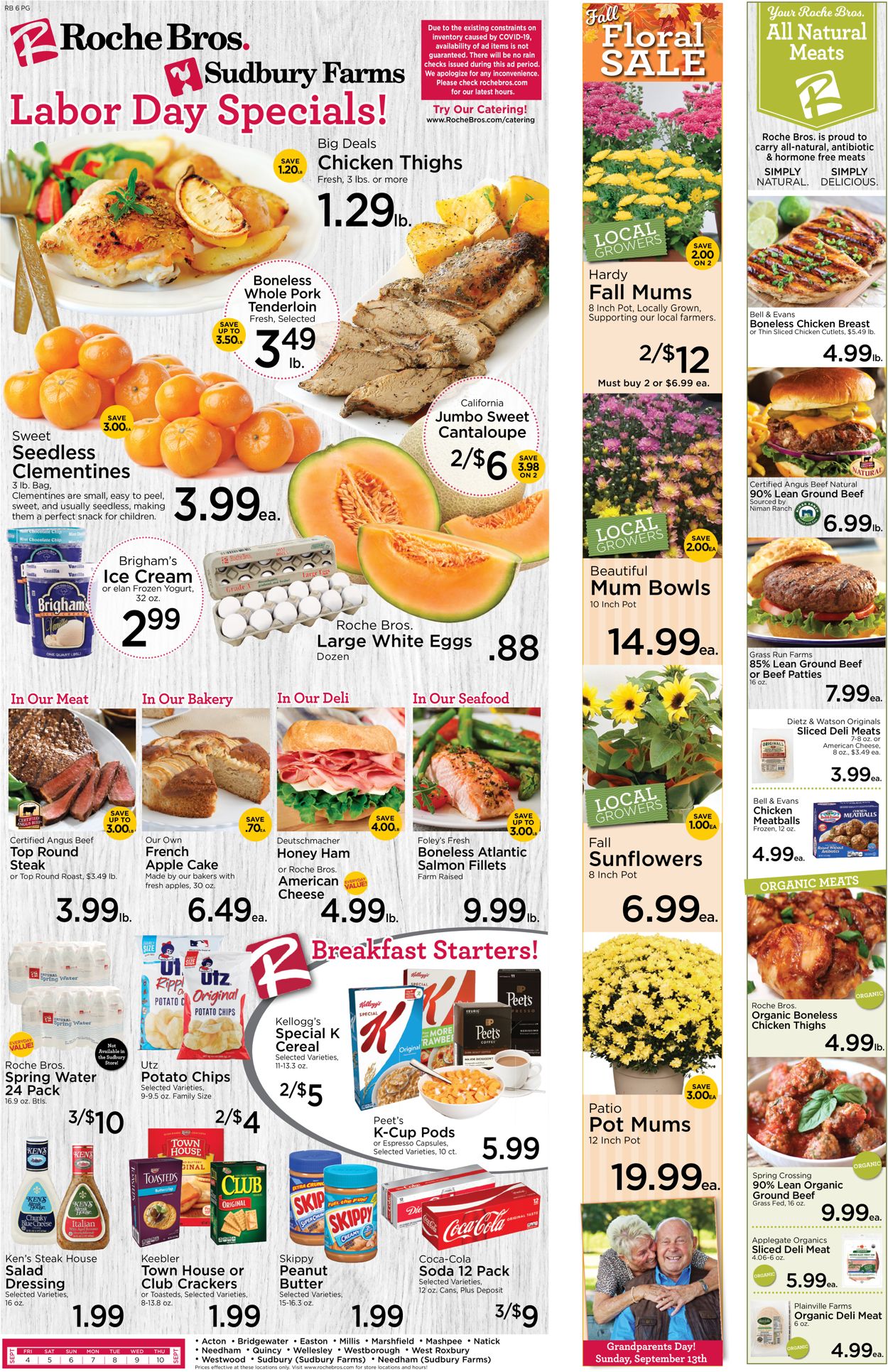 Catalogue Roche Bros. Supermarkets from 09/04/2020