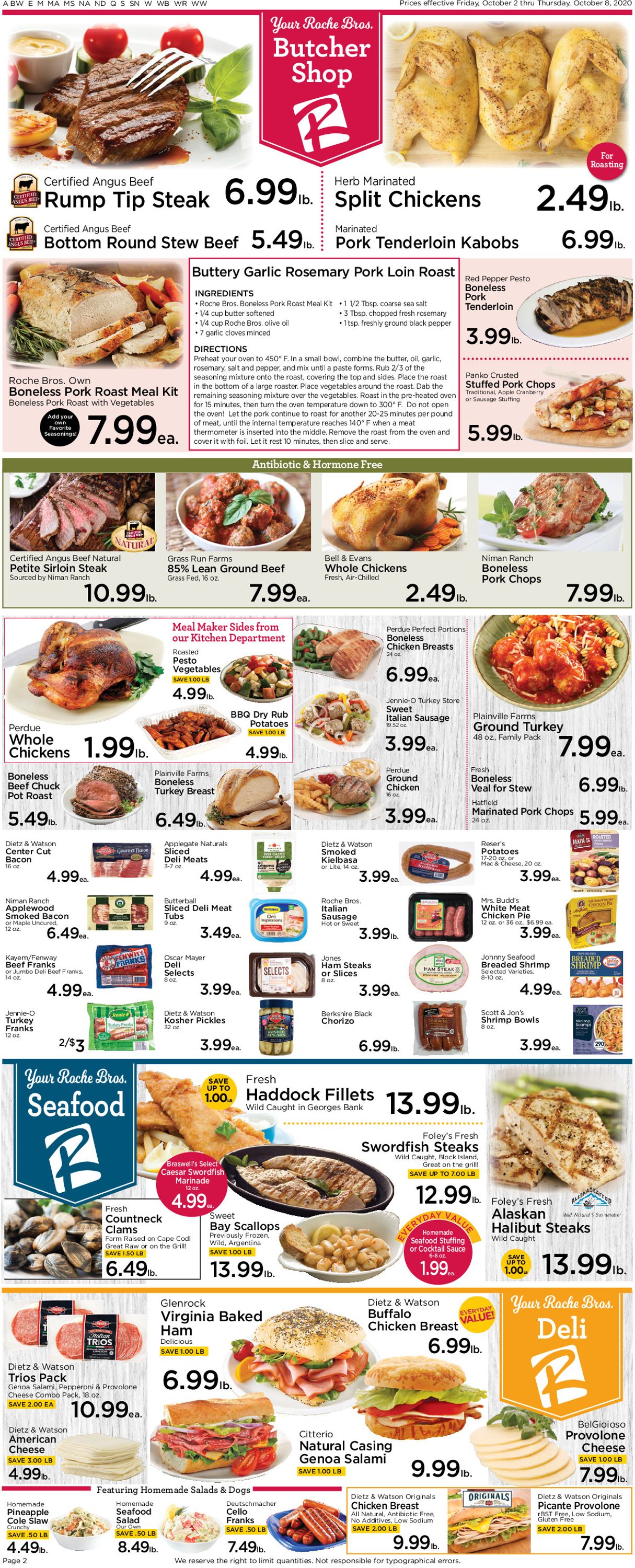 Catalogue Roche Bros. Supermarkets from 10/02/2020