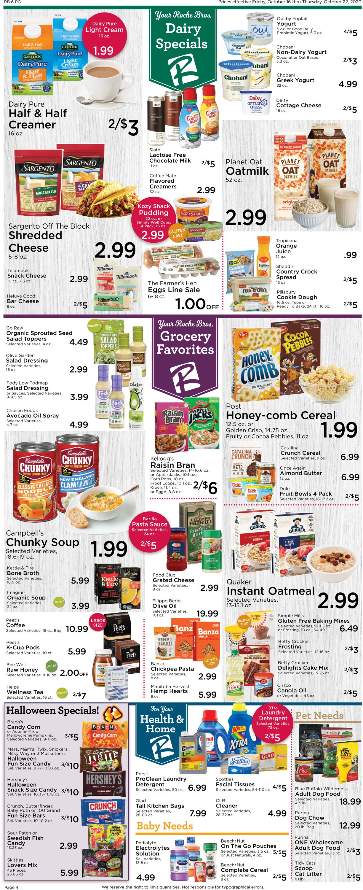 Catalogue Roche Bros. Supermarkets from 10/16/2020