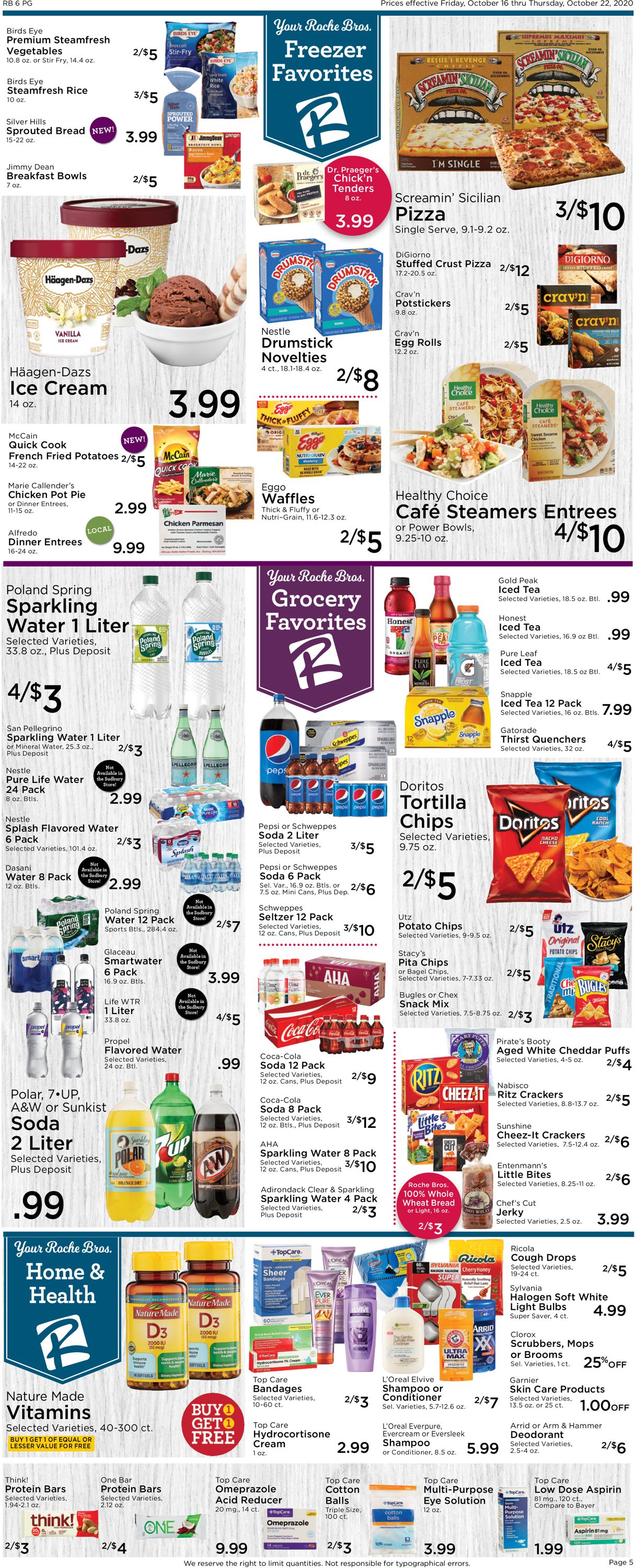 Catalogue Roche Bros. Supermarkets from 10/16/2020