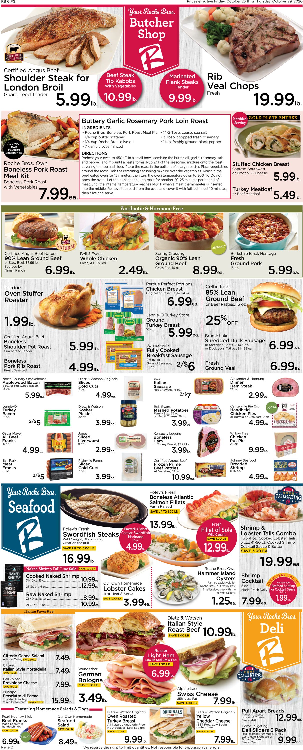 Catalogue Roche Bros. Supermarkets from 10/23/2020