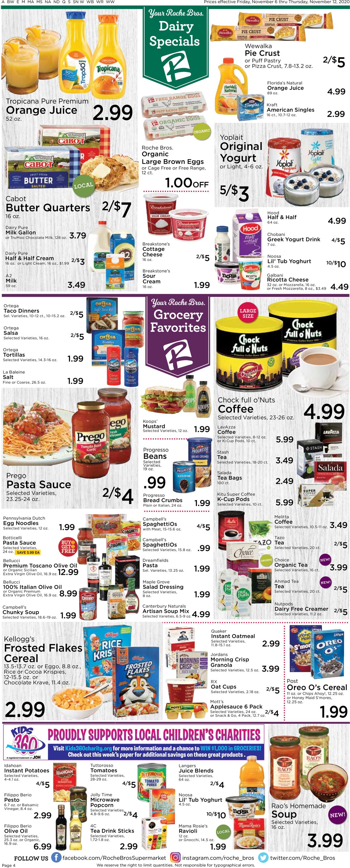 Catalogue Roche Bros. Supermarkets from 11/06/2020