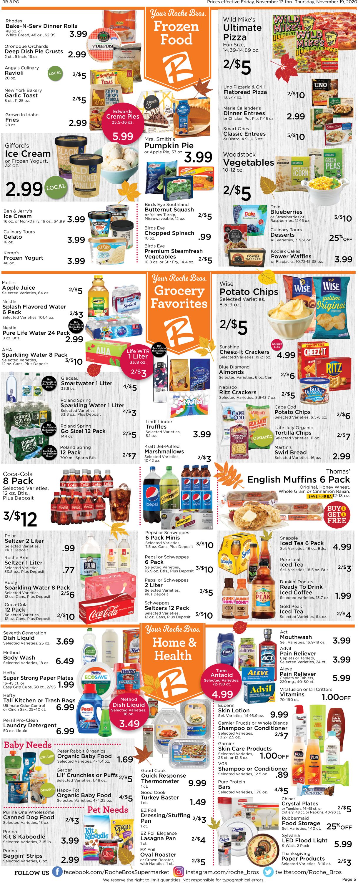 Catalogue Roche Bros. Supermarkets from 11/13/2020