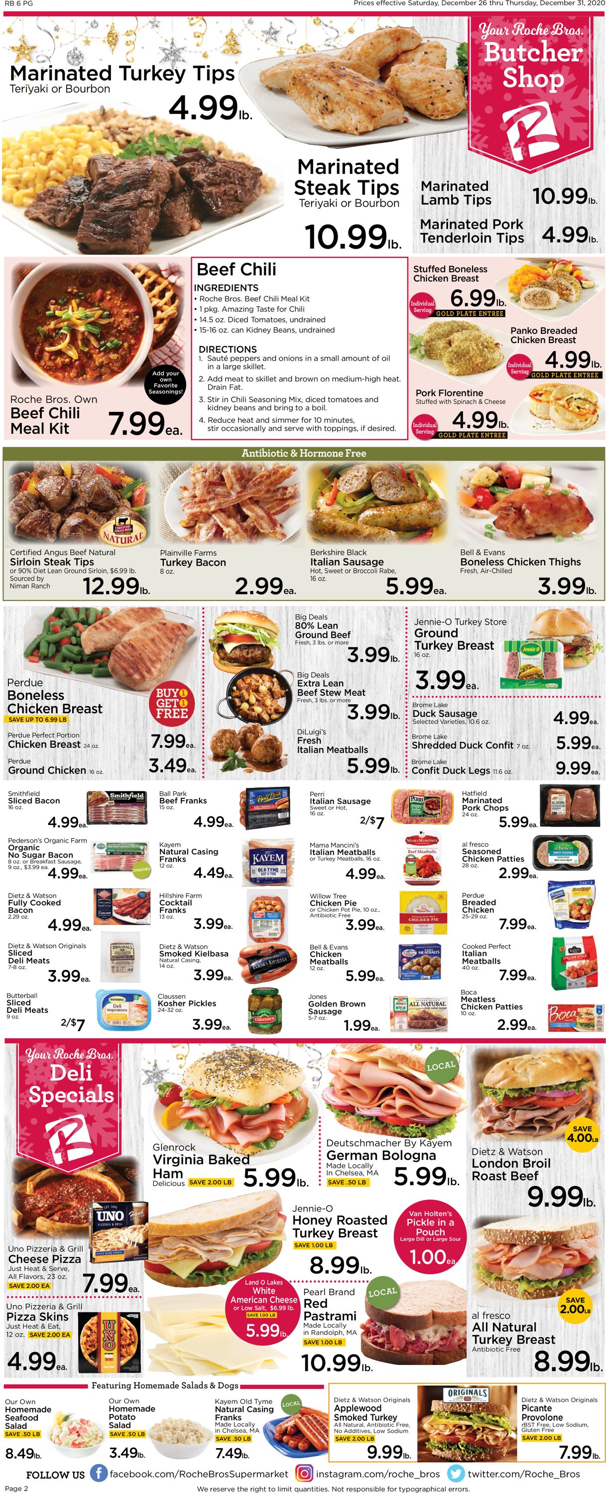 Catalogue Roche Bros. Supermarkets from 12/26/2020
