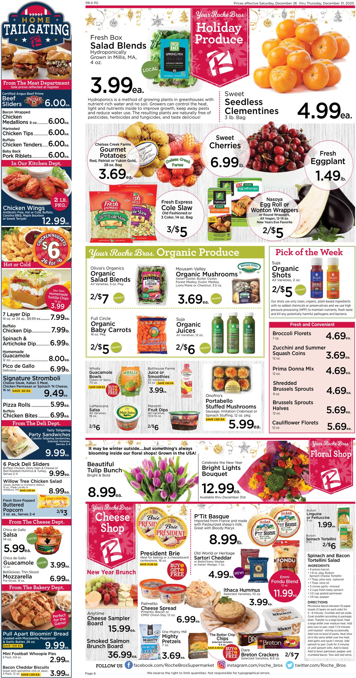 Catalogue Roche Bros. Supermarkets from 12/26/2020