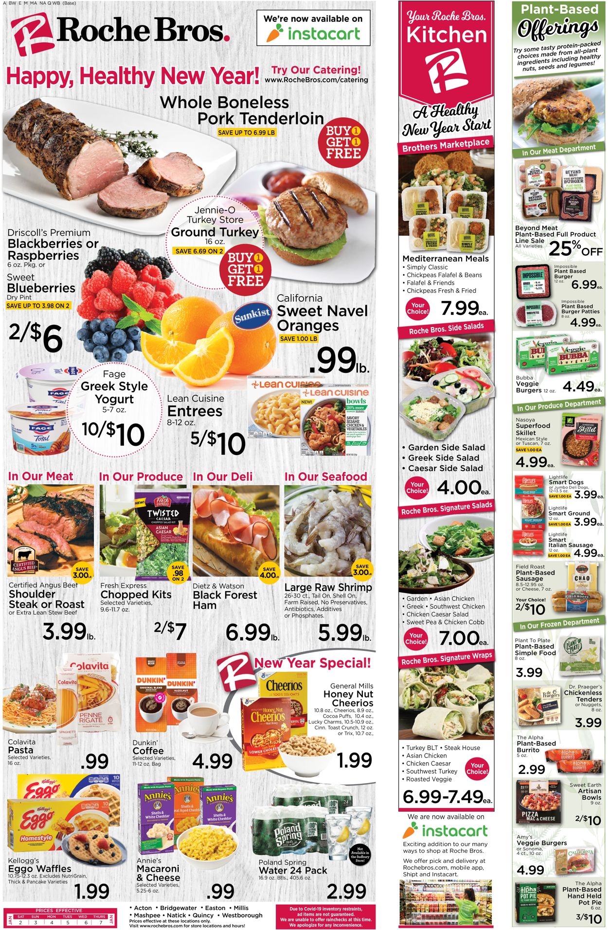 Catalogue Roche Bros. Supermarkets from 01/02/2021