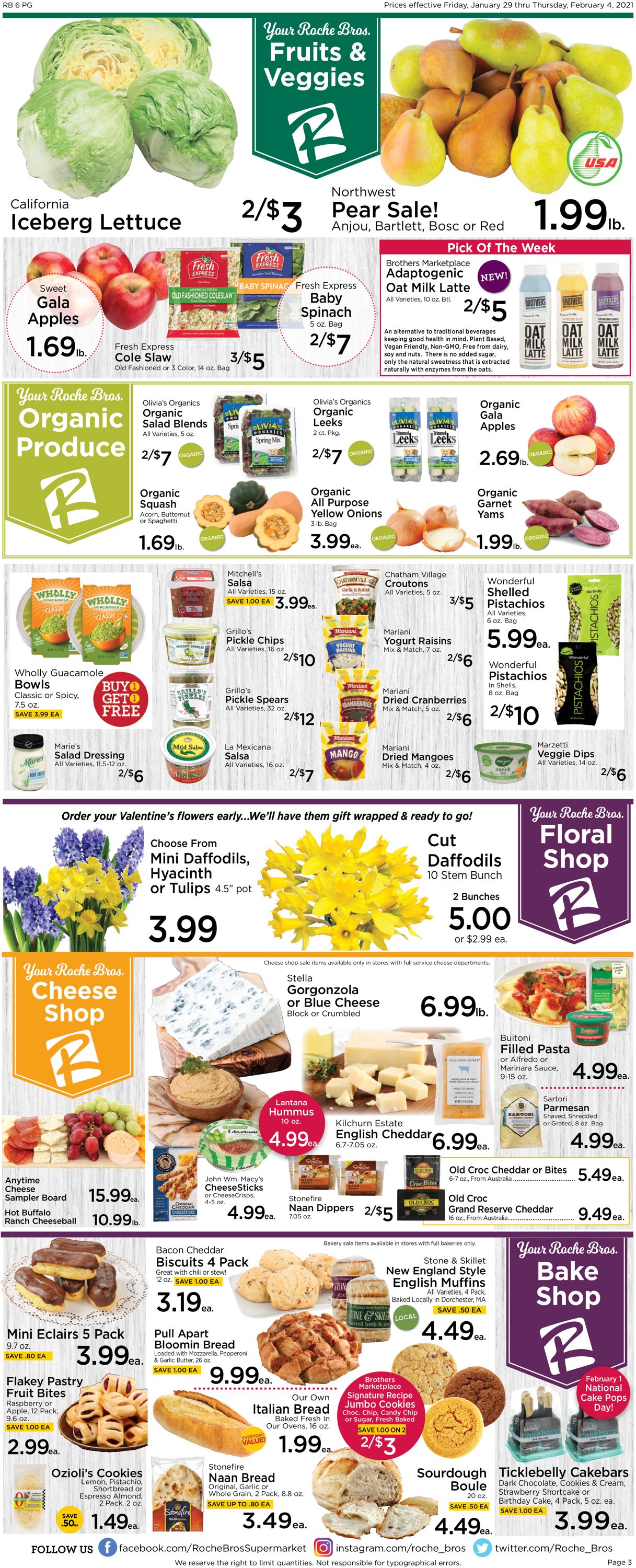 Catalogue Roche Bros. Supermarkets from 01/29/2021