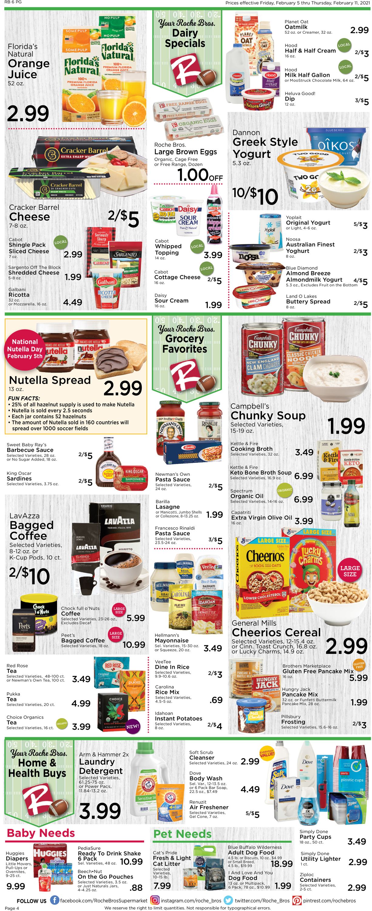 Catalogue Roche Bros. Supermarkets from 02/05/2021