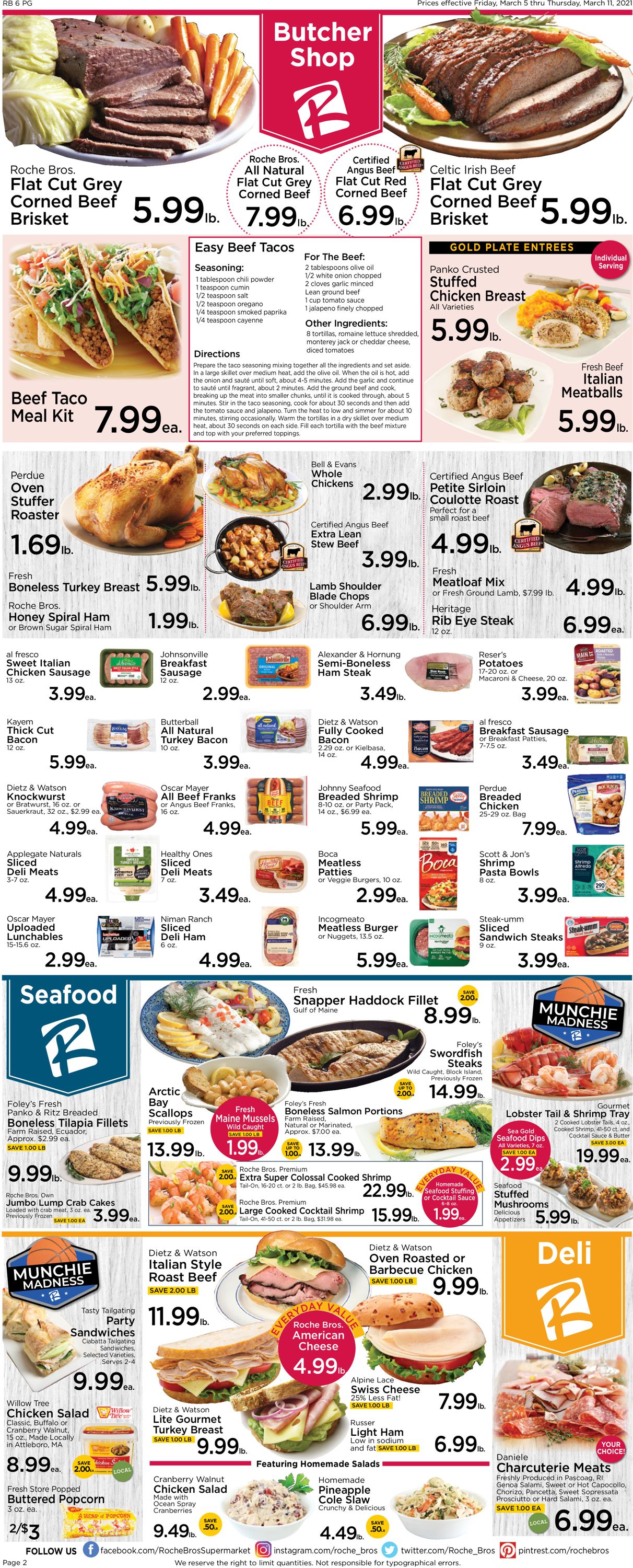 Catalogue Roche Bros. Supermarkets from 03/05/2021
