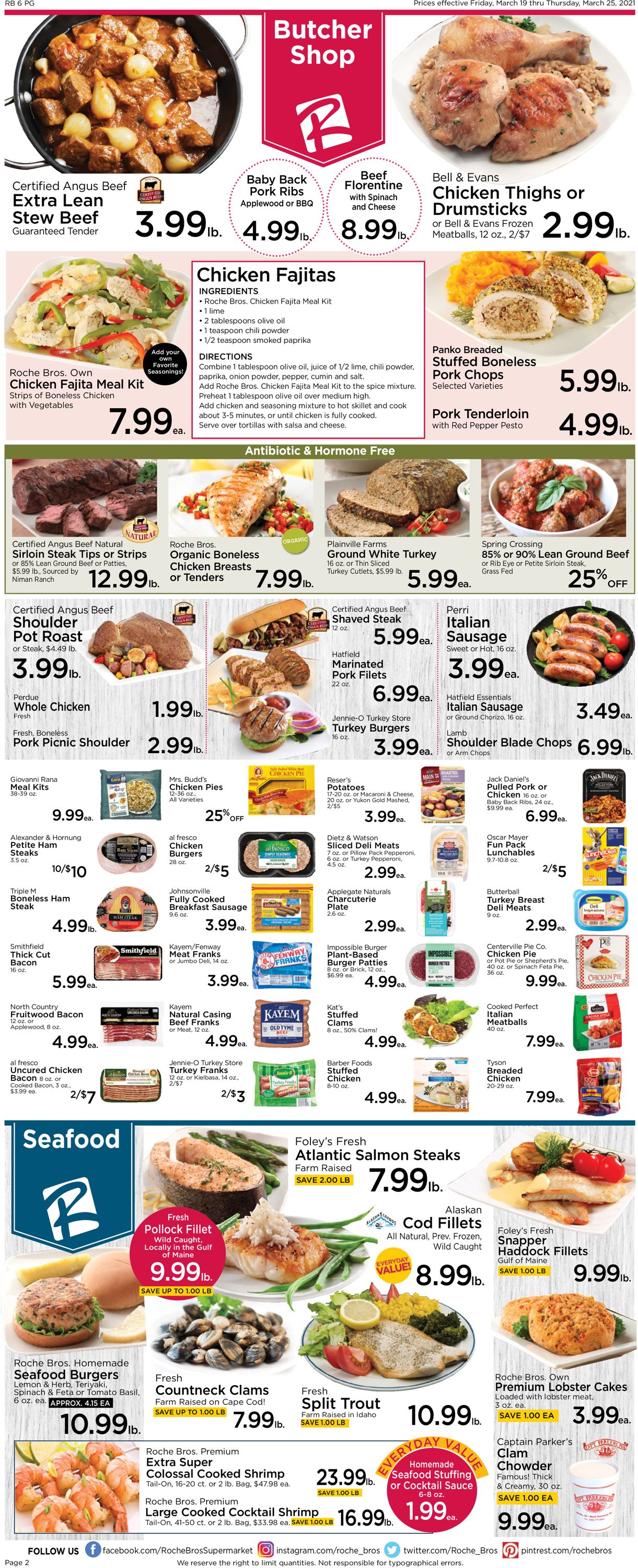 Catalogue Roche Bros. Supermarkets from 03/19/2021
