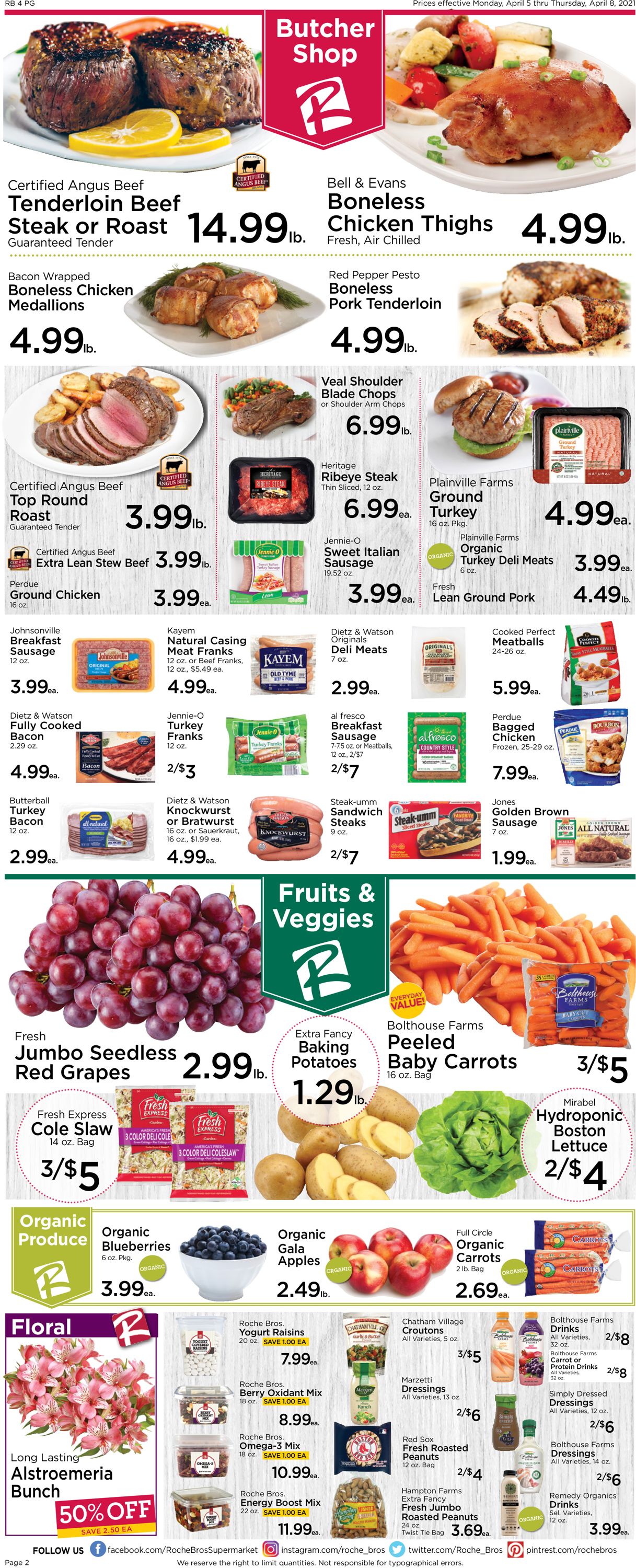 Catalogue Roche Bros. Supermarkets from 04/05/2021