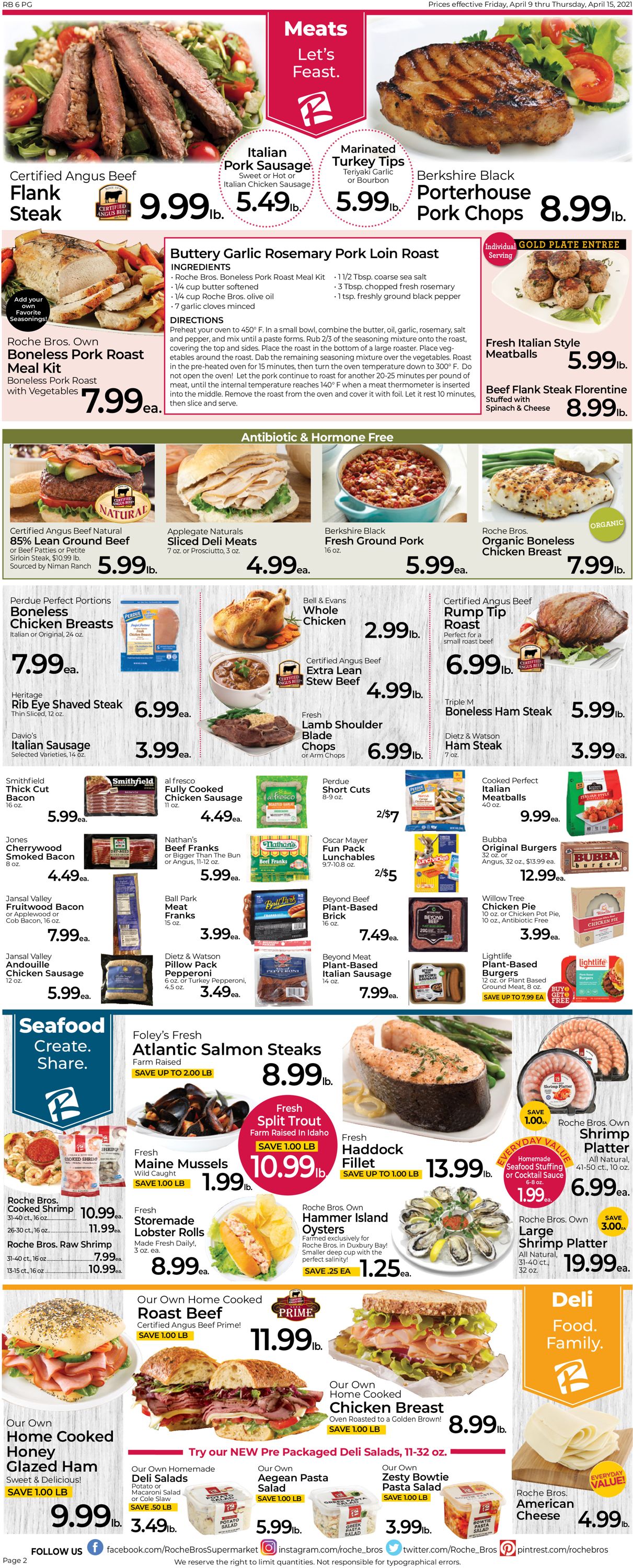 Catalogue Roche Bros. Supermarkets from 04/09/2021