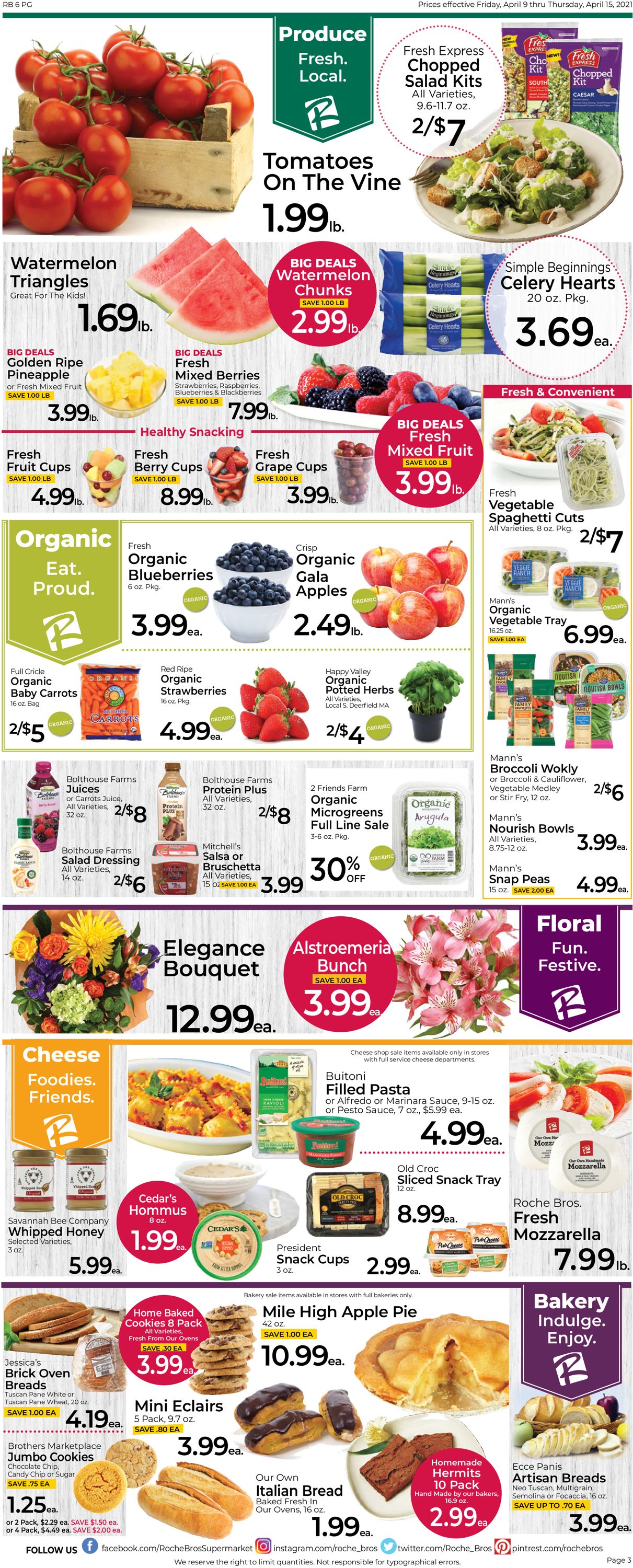 Catalogue Roche Bros. Supermarkets from 04/09/2021