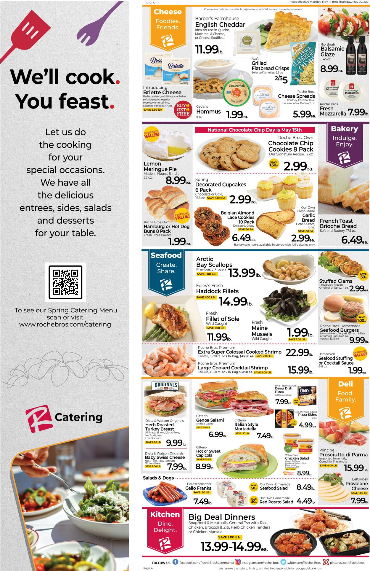 Catalogue Roche Bros. Supermarkets from 05/14/2021