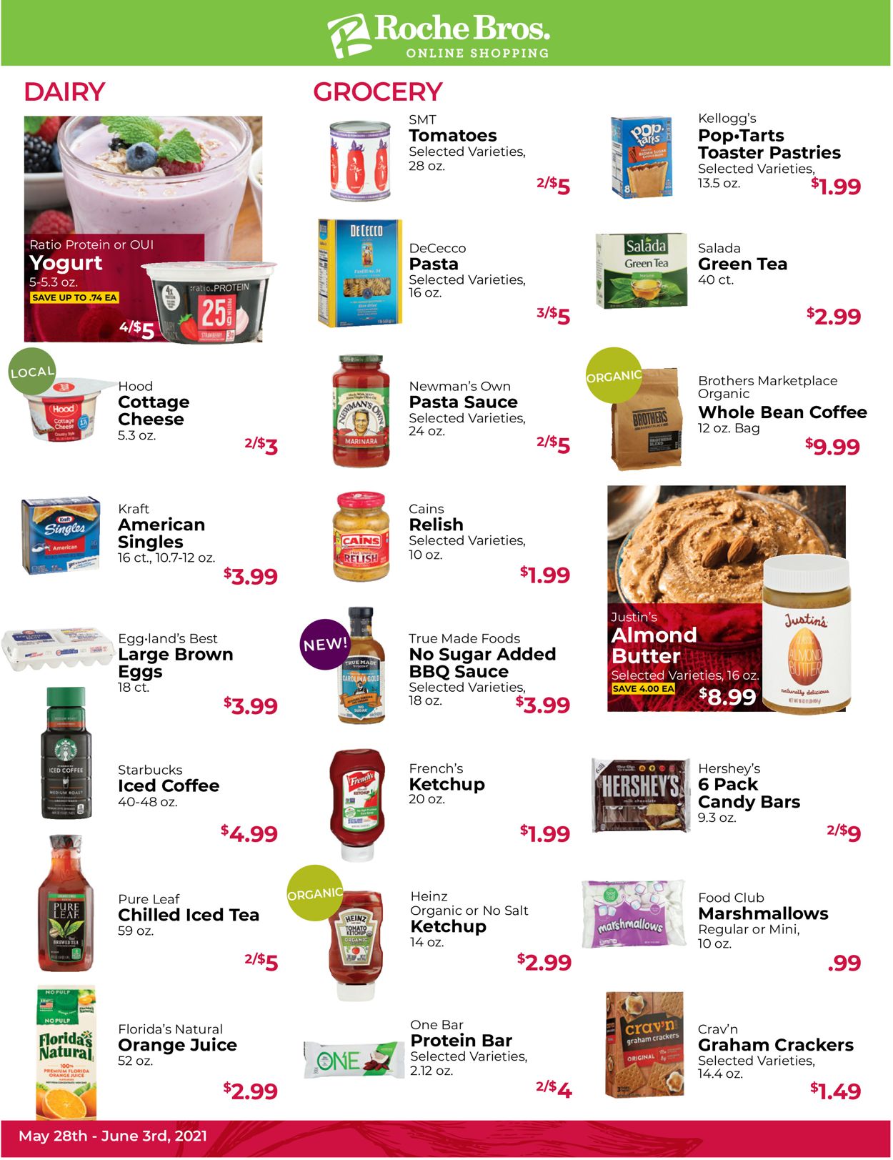 Catalogue Roche Bros. Supermarkets from 05/28/2021