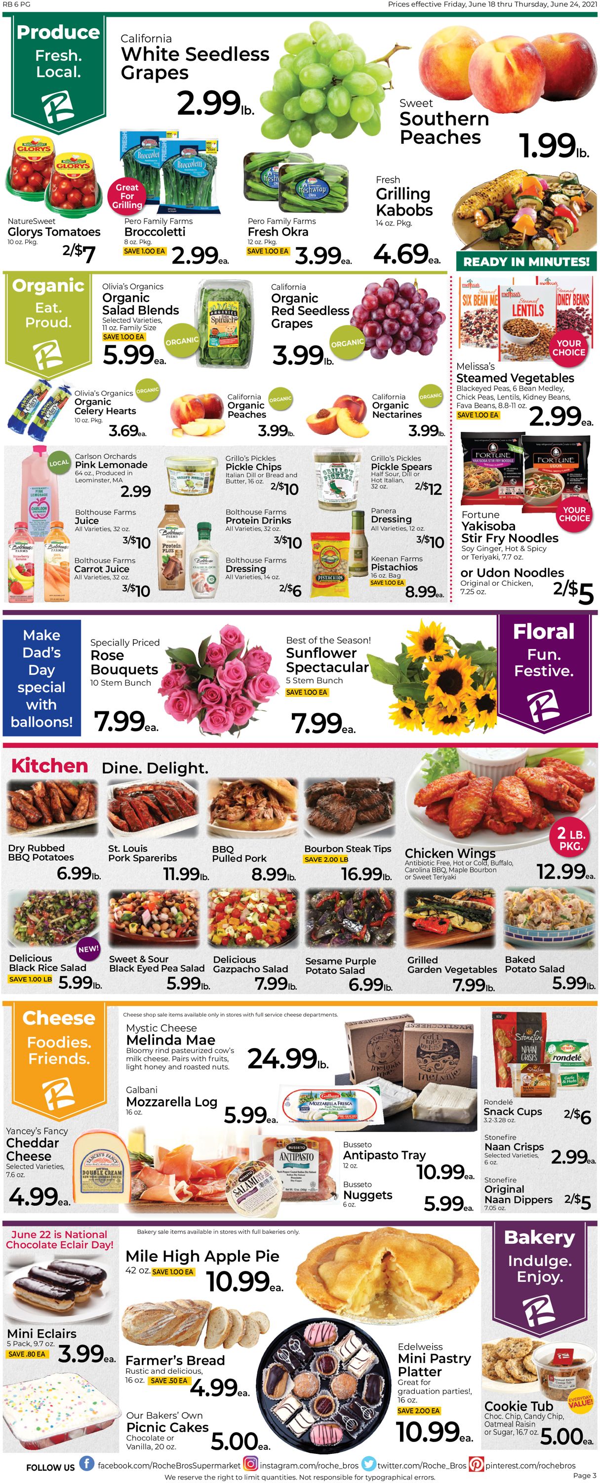 Catalogue Roche Bros. Supermarkets from 06/18/2021