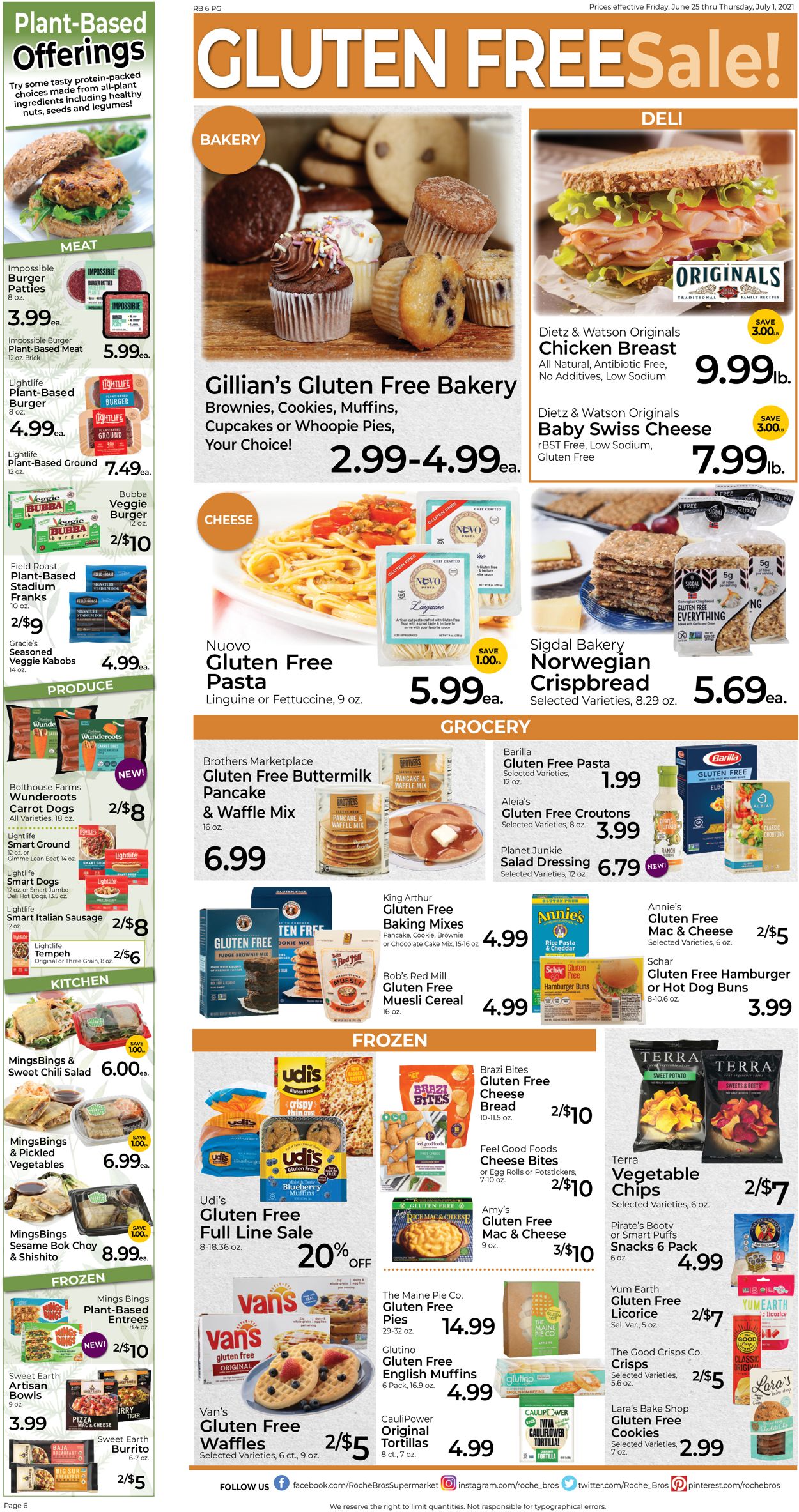 Catalogue Roche Bros. Supermarkets from 06/25/2021